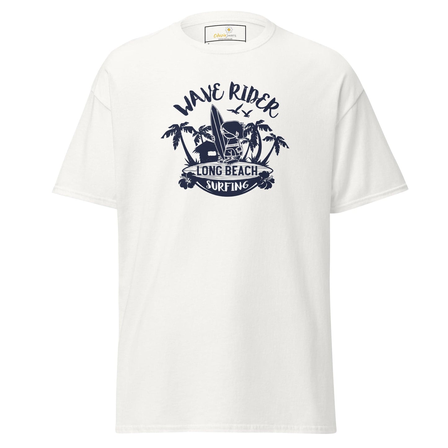 White graphic tee for Men and Women in sizes S to XL from T-SHIRT DESIGN TEE collection