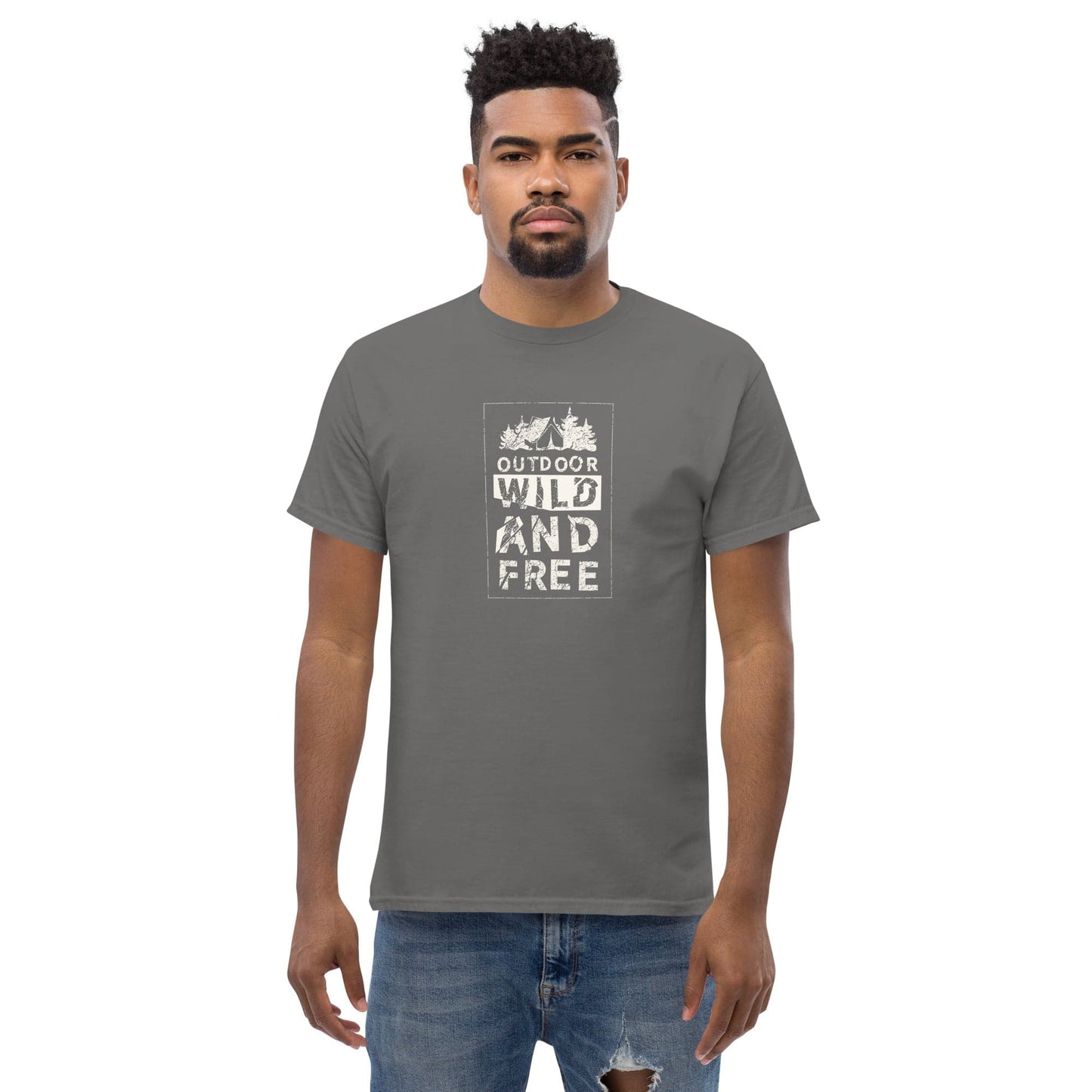 Art T-shirt Design Tee • Man / Woman • [s-xl] - Charcoal / s