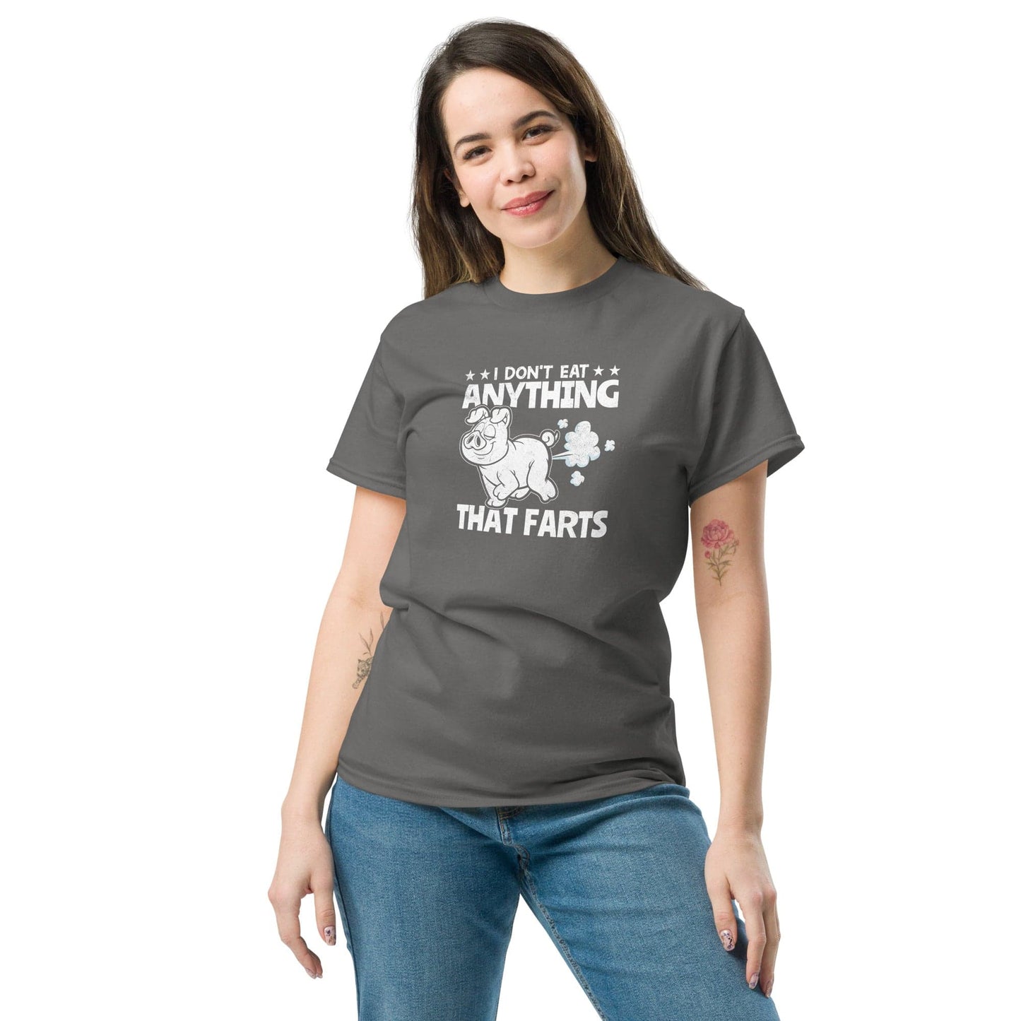 Art T-shirt Design Tee • Man / Woman • [s-xl] - Charcoal / s