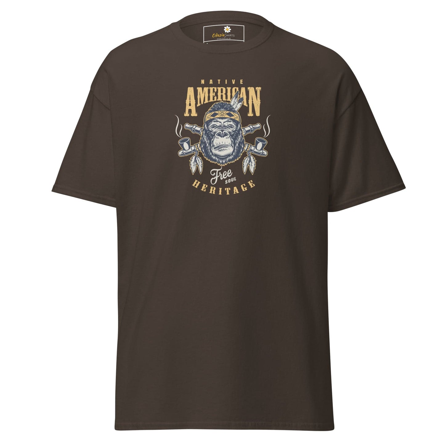Art T-shirt Design Tee • Man / Woman • [s-xl] - Dark Chocolate / s