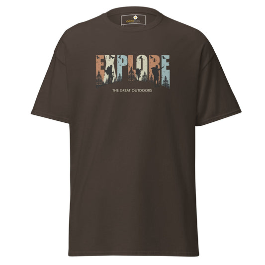 Art T-shirt Design Tee • Man / Woman • [s-xl] - Dark Chocolate / s
