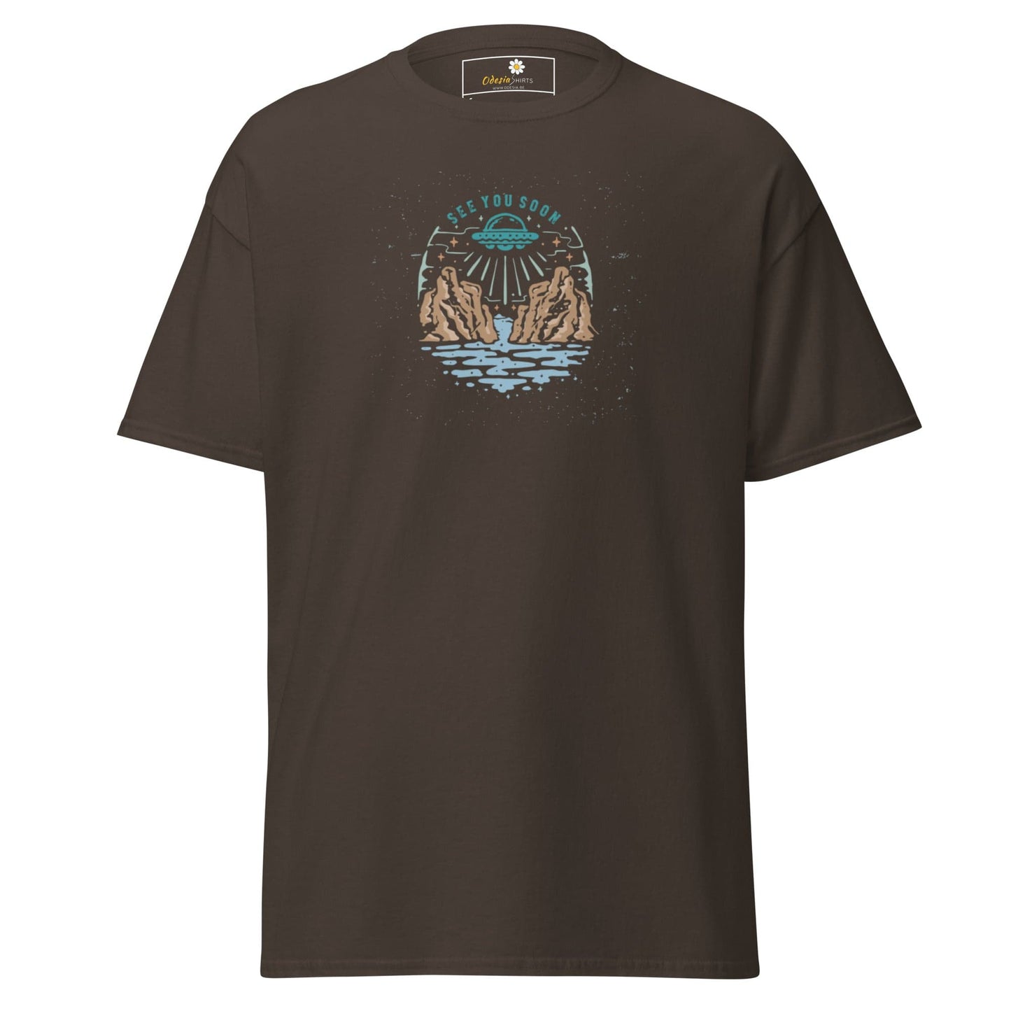 Art T-shirt Design Tee • Man / Woman • [s-xl] - Dark Chocolate / s