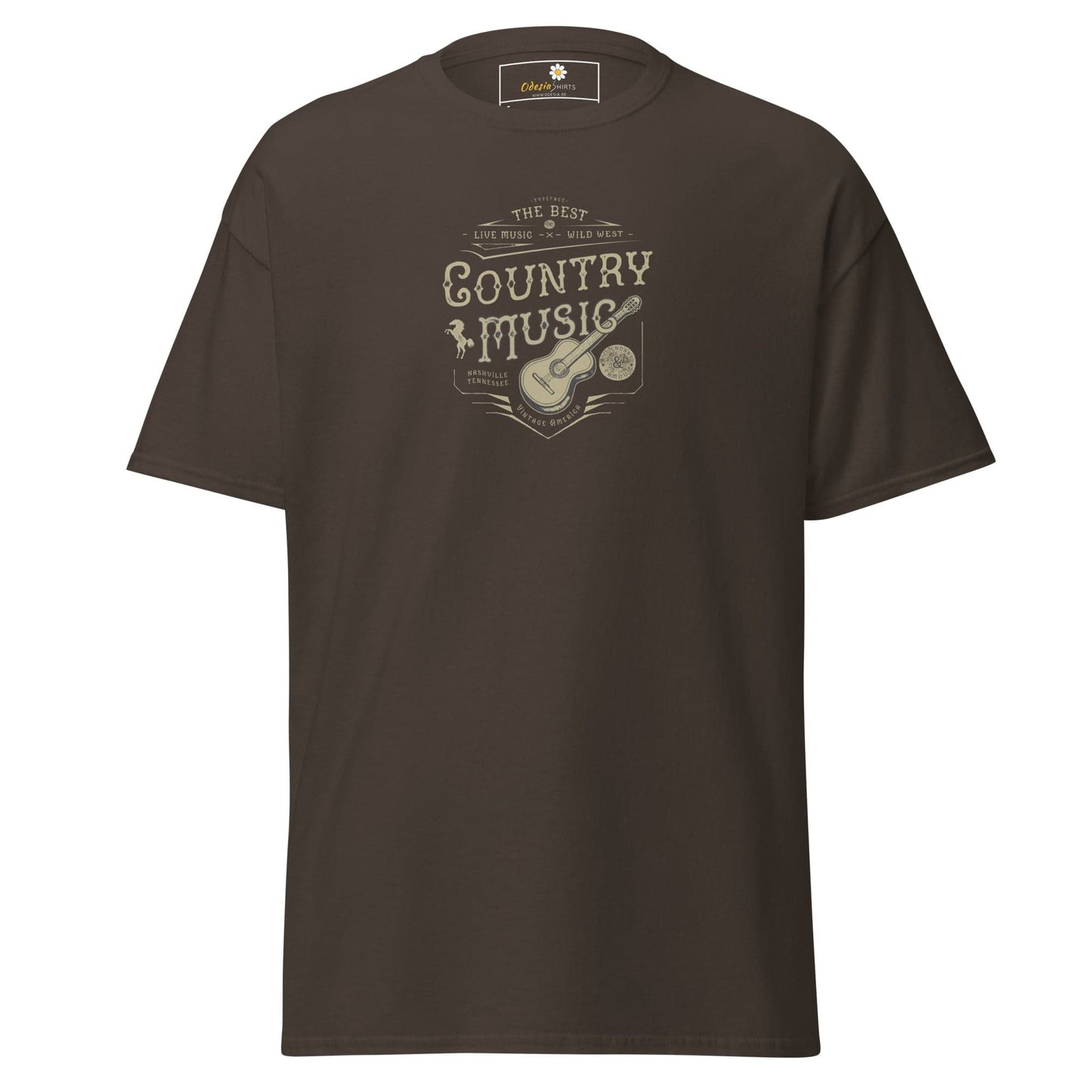 Art T-shirt Design Tee • Man / Woman • [s-xl] - Dark Chocolate / s
