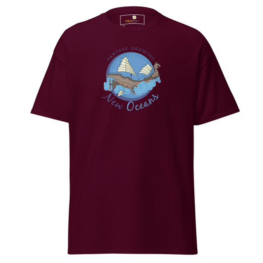 Art T-shirt Design Tee • Men / Women • [2xl-5xl] - Maroon / 2xl