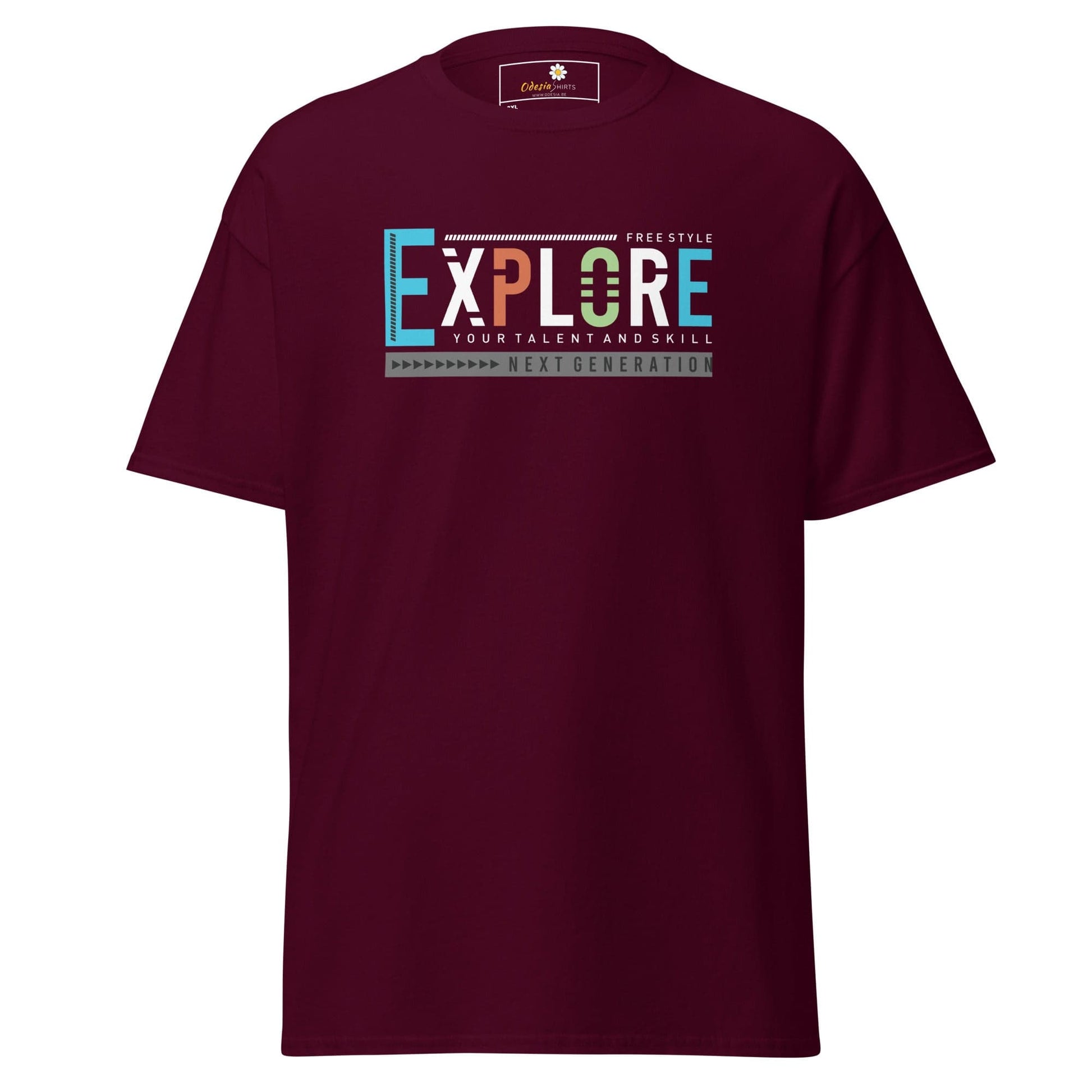Art T-shirt Design Tee • Men / Women • [2xl-5xl] - Maroon / 2xl