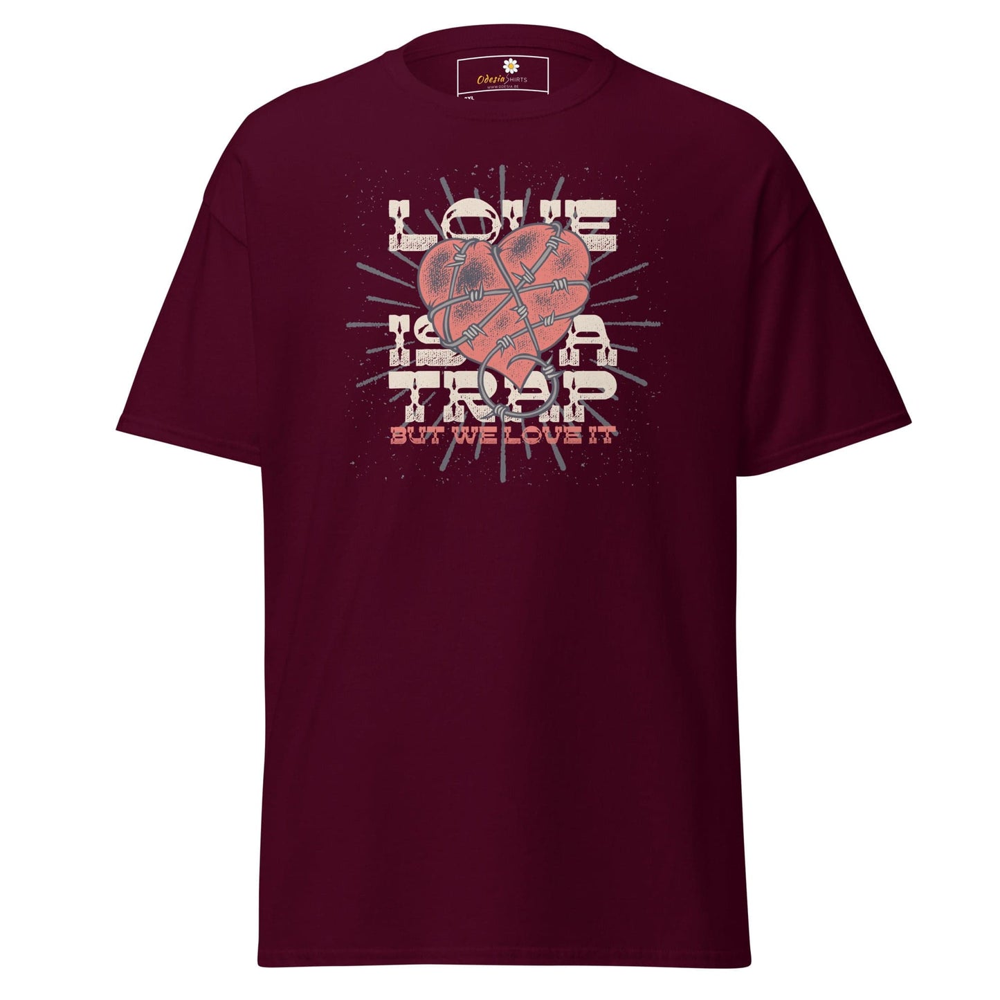 Art T-shirt Design Tee • Men / Women • [2xl-5xl] - Maroon / 2xl