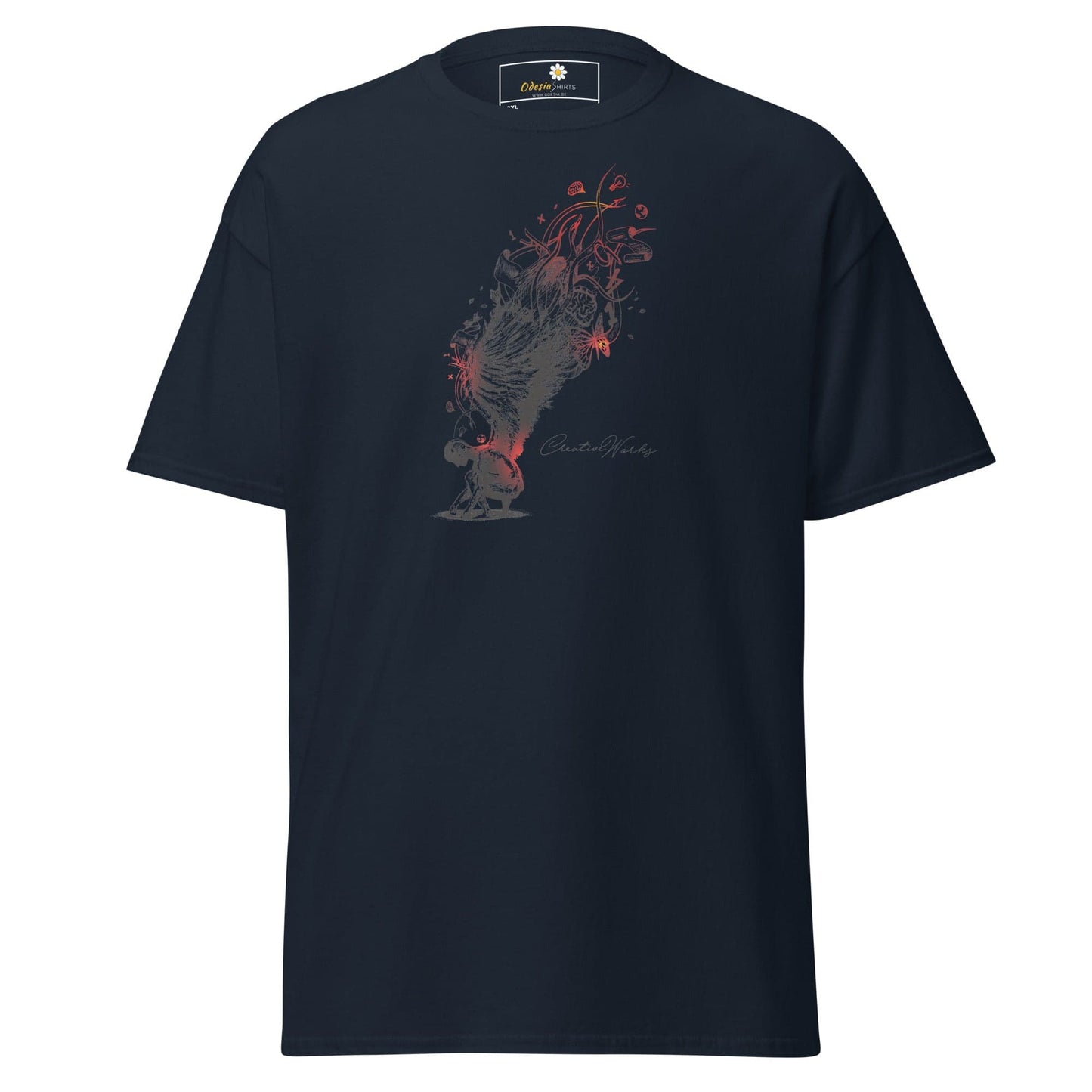 Art T-shirt Design Tee • Men / Women • [2xl-5xl] - Navy / 2xl