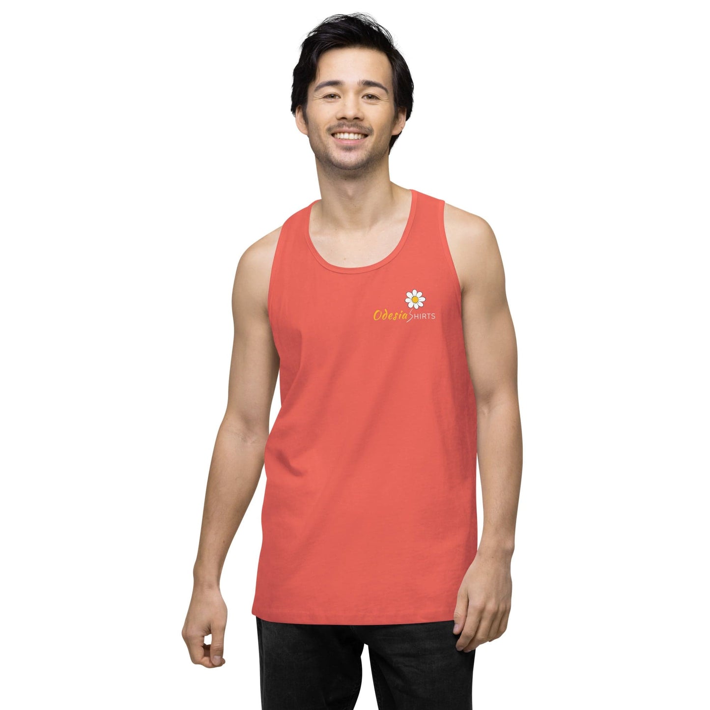 Odesia’s Men’s premium tank top - Coral / S