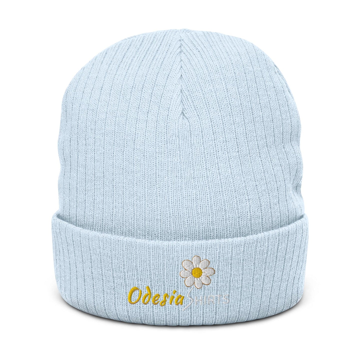 Ribbed knit beanie - Light Blue