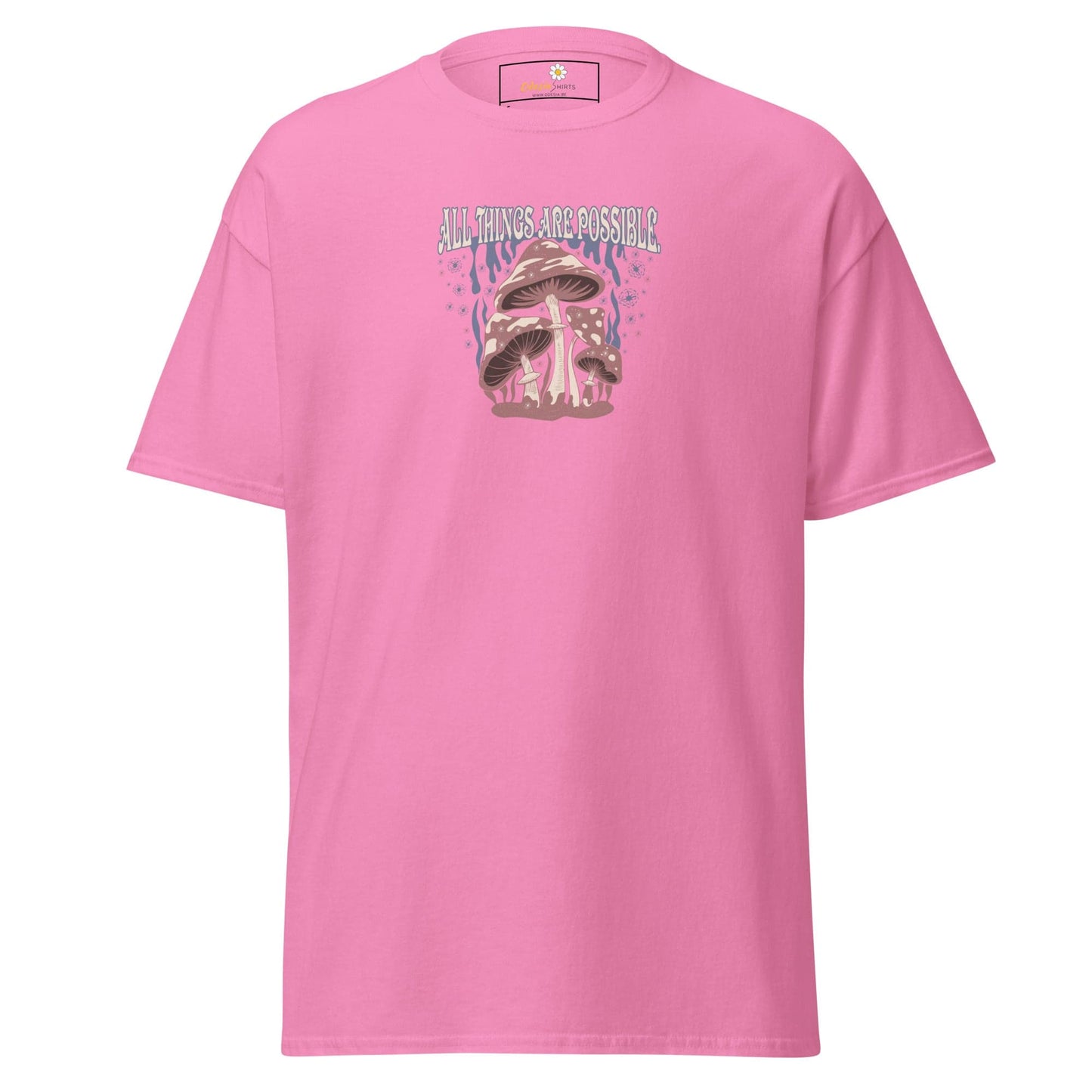 Unisex classic t-shirt - MYSTIC ALL THINGS POSSIBLE - REGULAR - Azalea / S