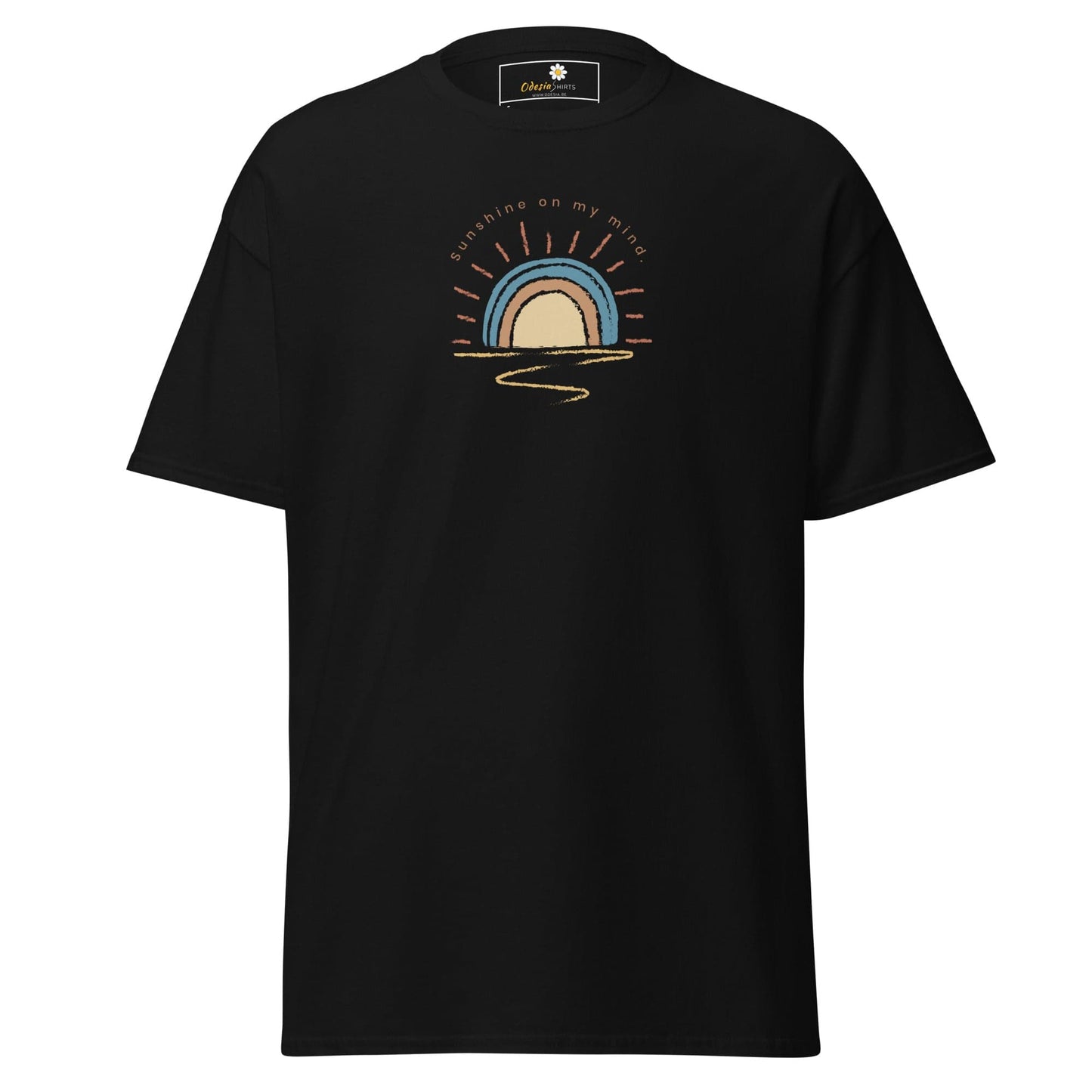 Unisex classic tee - SUMMER SUNSHINE ON MIND - REGULAR - Black / S