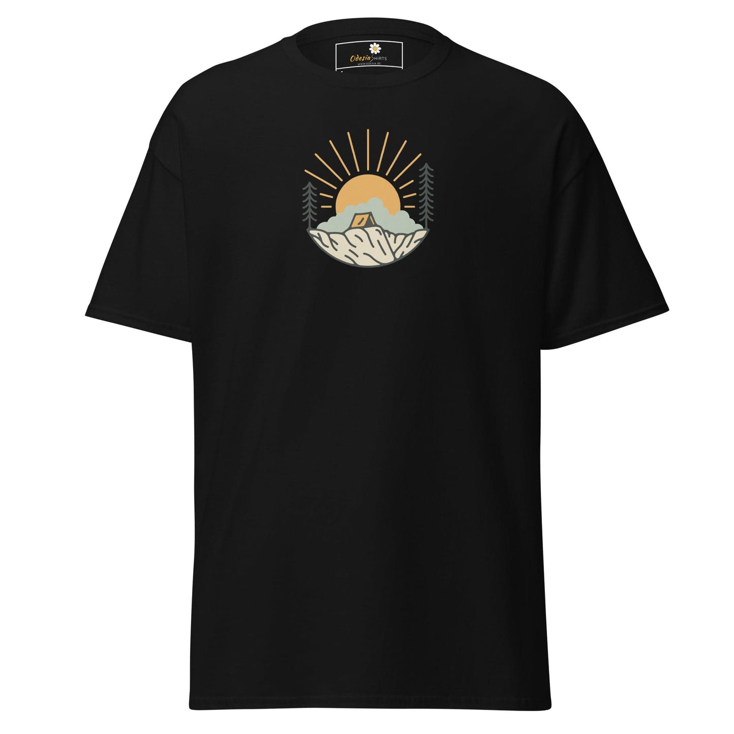 Unisex classic tee - MISC SUNNY CIRCLE - REGULAR - Black / S
