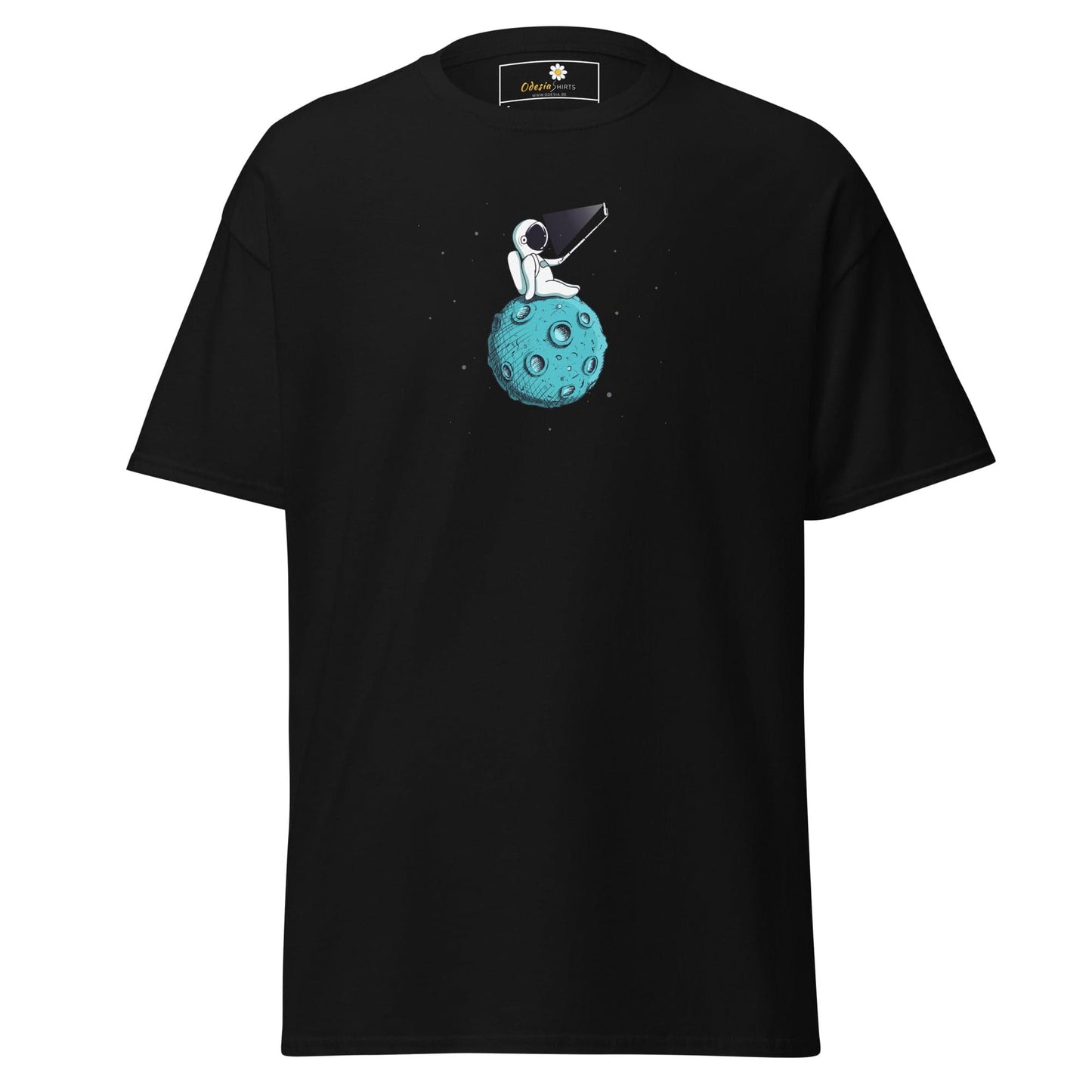 Unisex classic tee - ASTRONAUT SELFIE - REGULAR - Black / S