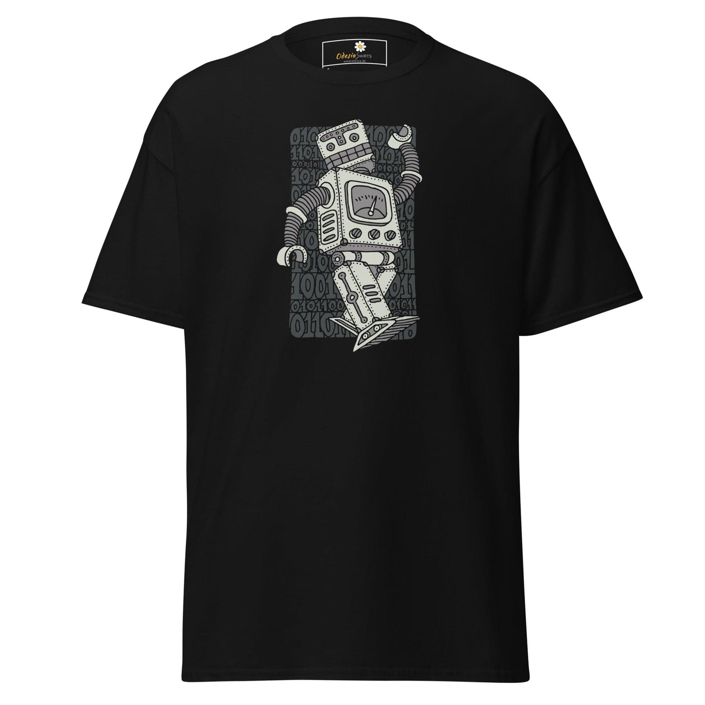 Unisex classic t-shirt - FANTASY ROBOTS NEVER DIE - REGULAR - Black / S