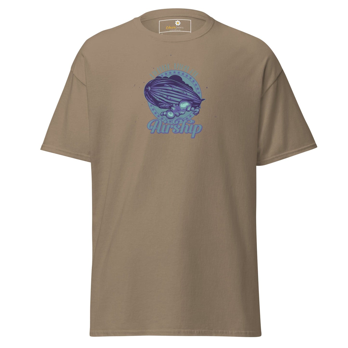 Unisex classic t-shirt - MISC AIRSHIP - REGULAR - Brown Savana / S