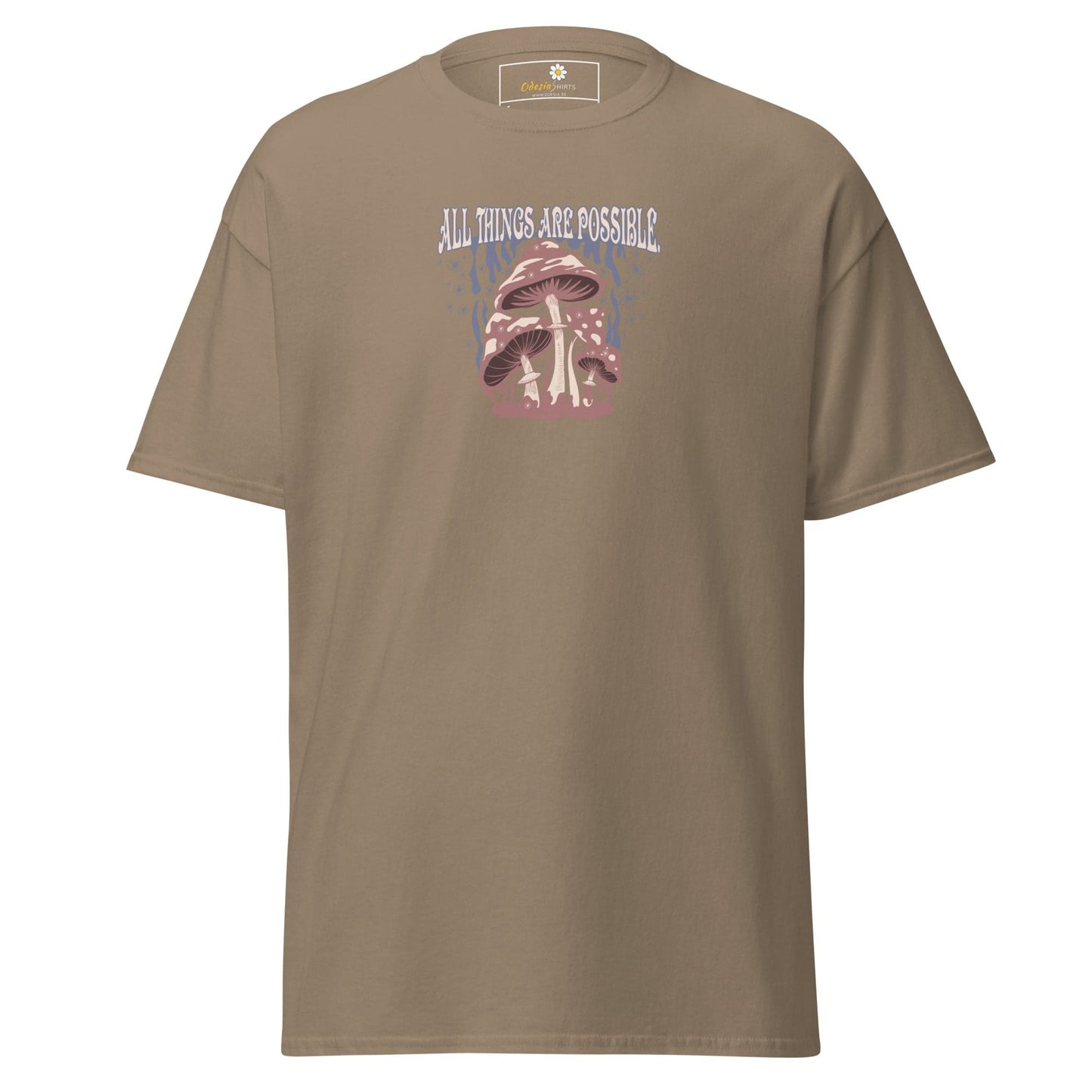 Unisex classic t-shirt - MYSTIC ALL THINGS POSSIBLE - REGULAR - Brown Savana / S