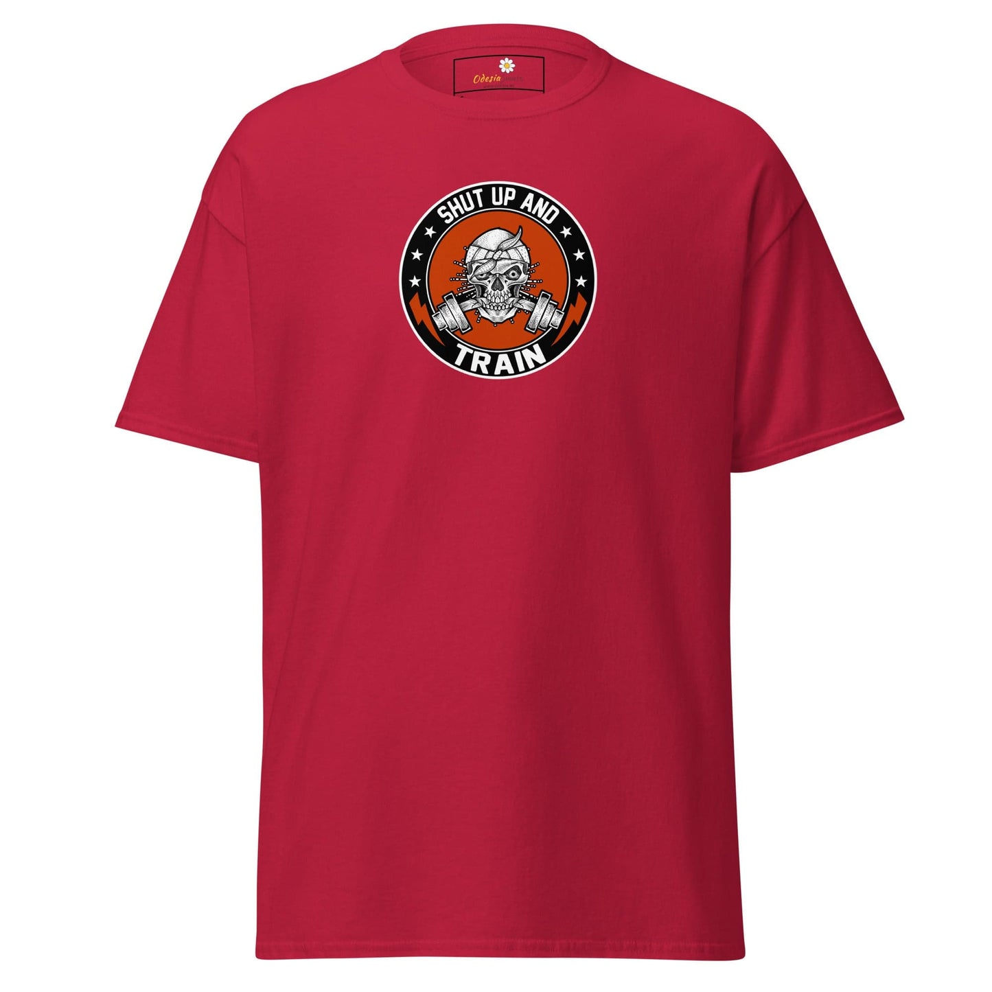 Unisex classic tee - SPORT SHUT UP AND TRAIN - REGULAR - Cardinal / S