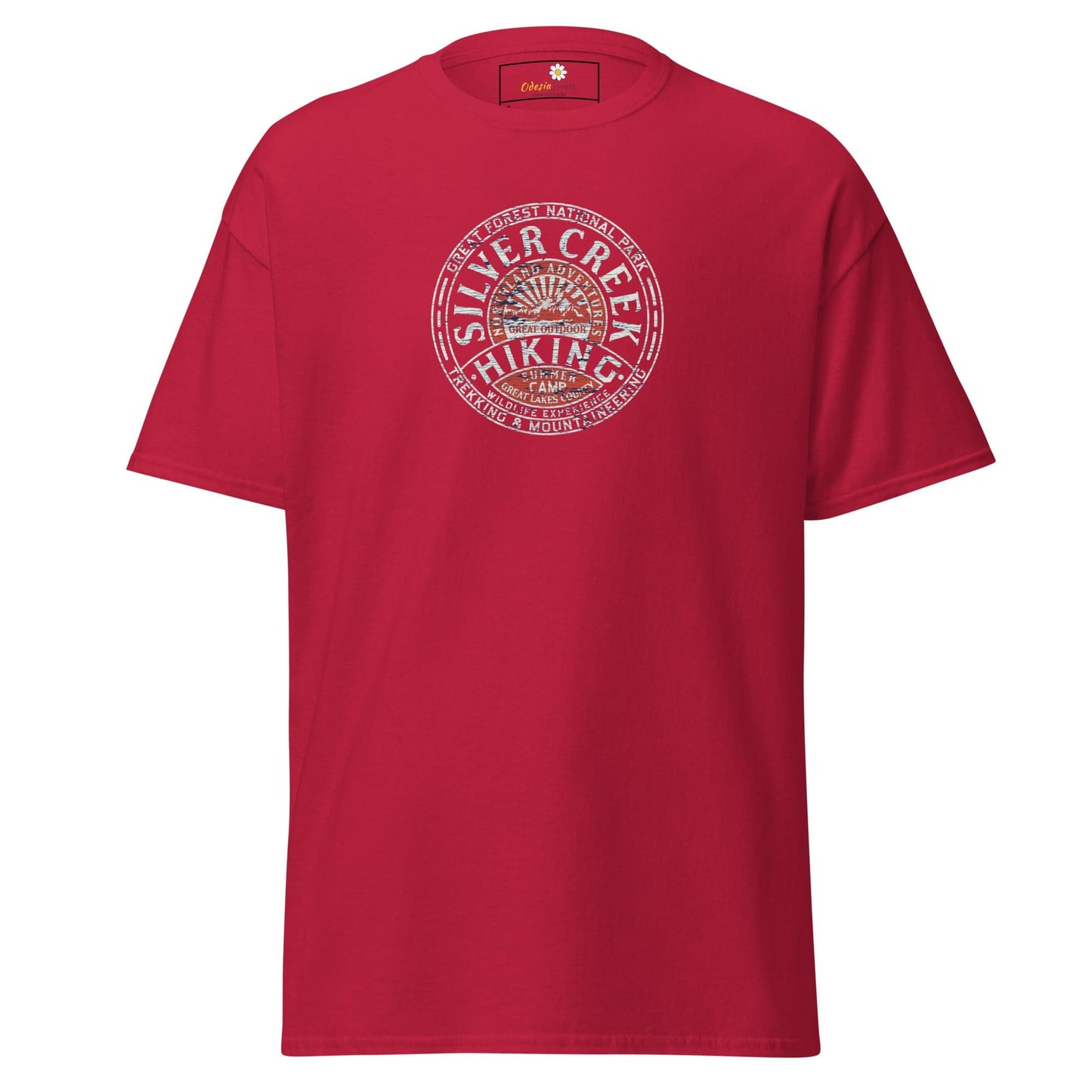 Unisex classic tee - ADVENTURE SILVER CREEK HIKING - REGULAR - Cardinal / S