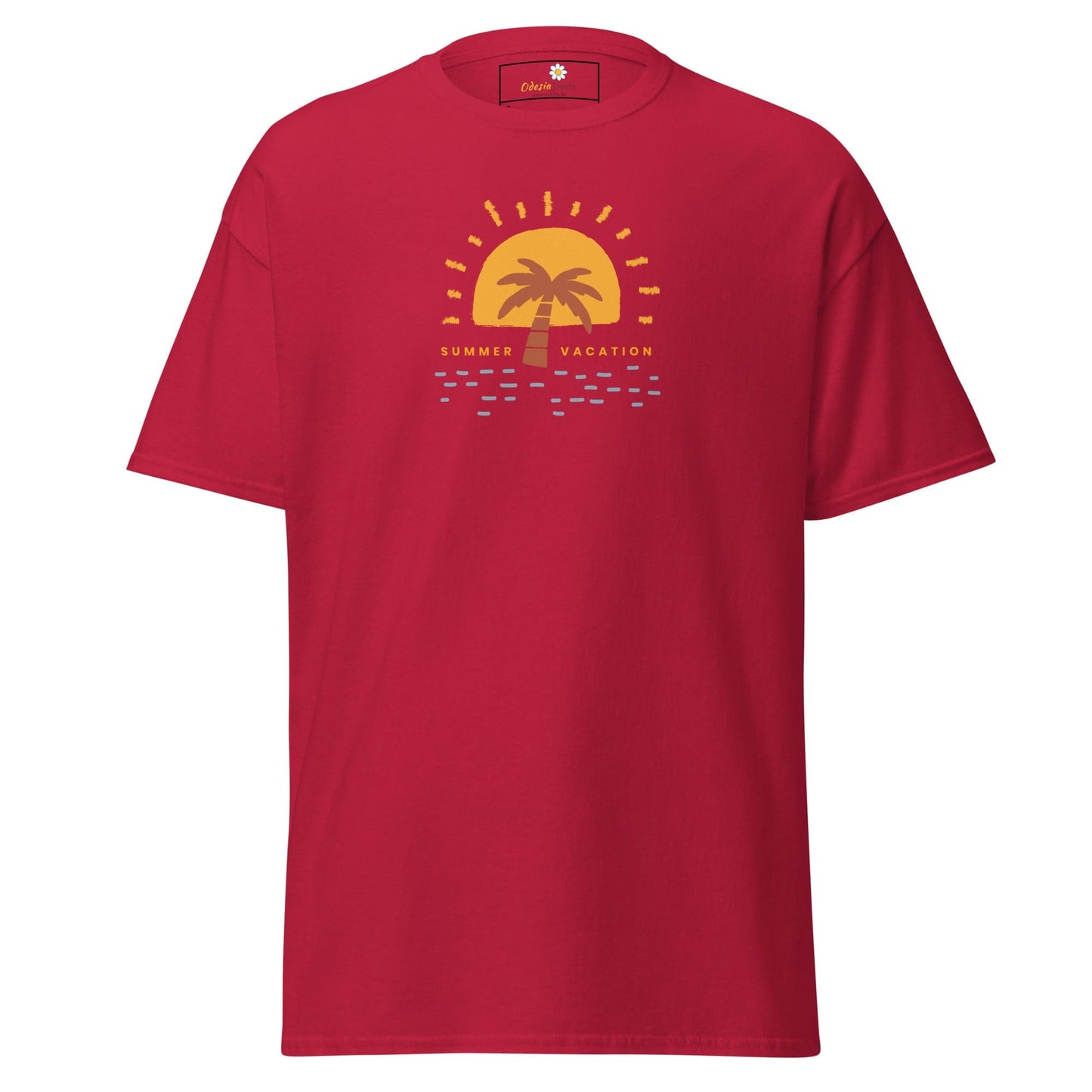 Unisex classic tee - SUMMER VACATION - REGULAR - Cardinal / S