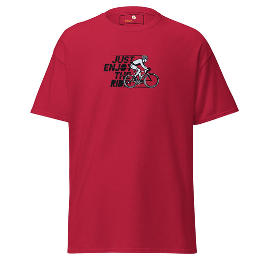 Unisex classic tee - SPORT ENJOY THE RIDE - REGULAR - Cardinal / S