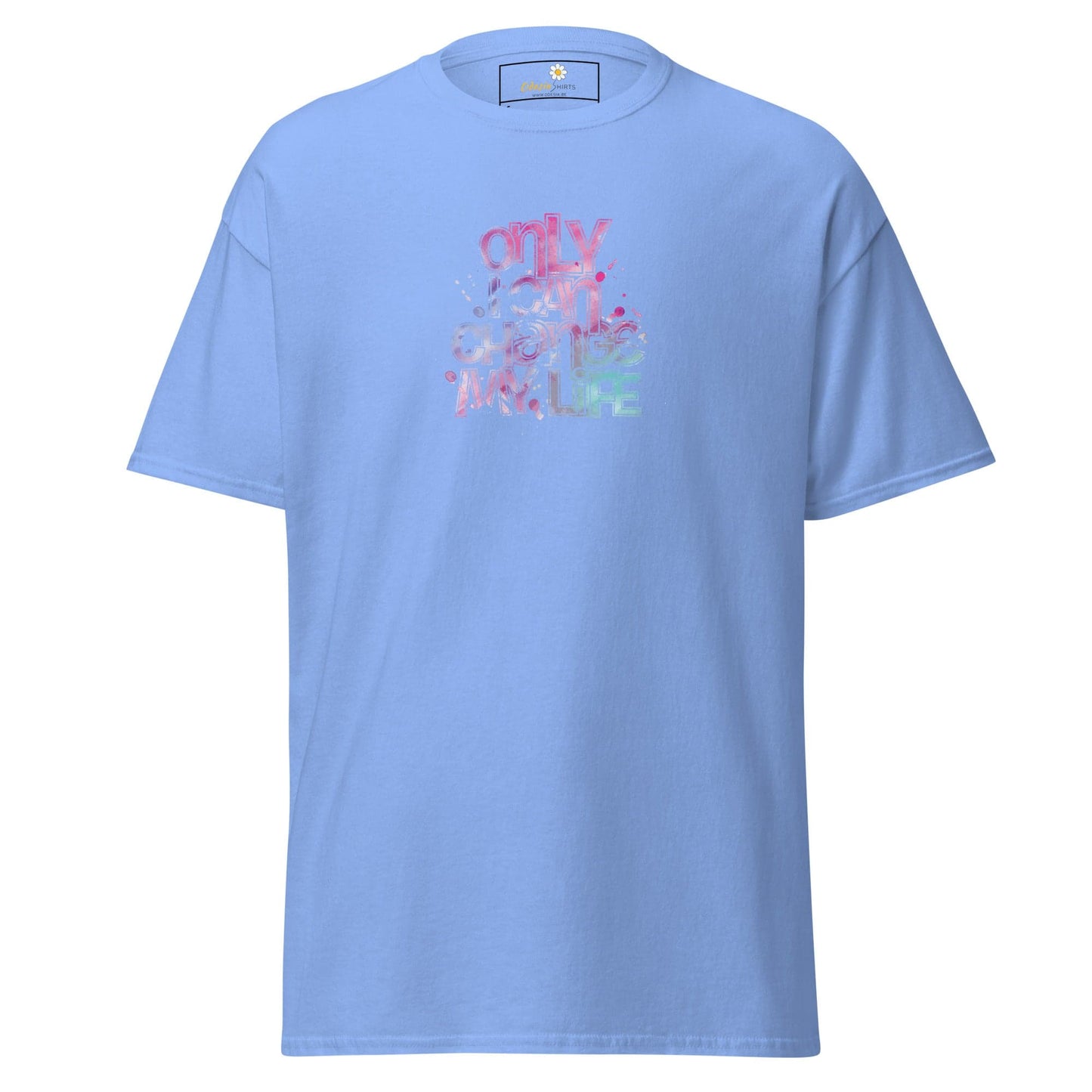 Unisex classic tee - TEXT ONLY I CAN CHANGE - REGULAR - Carolina Blue / S
