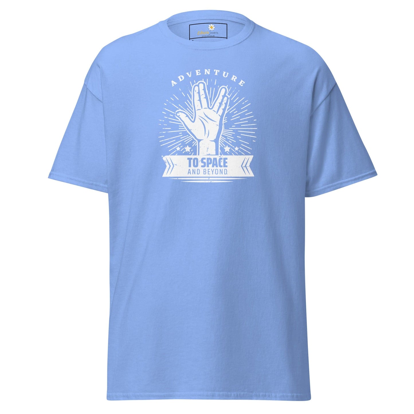 Unisex classic t-shirt - SPACE STAR TREK - REGULAR - Carolina Blue / S