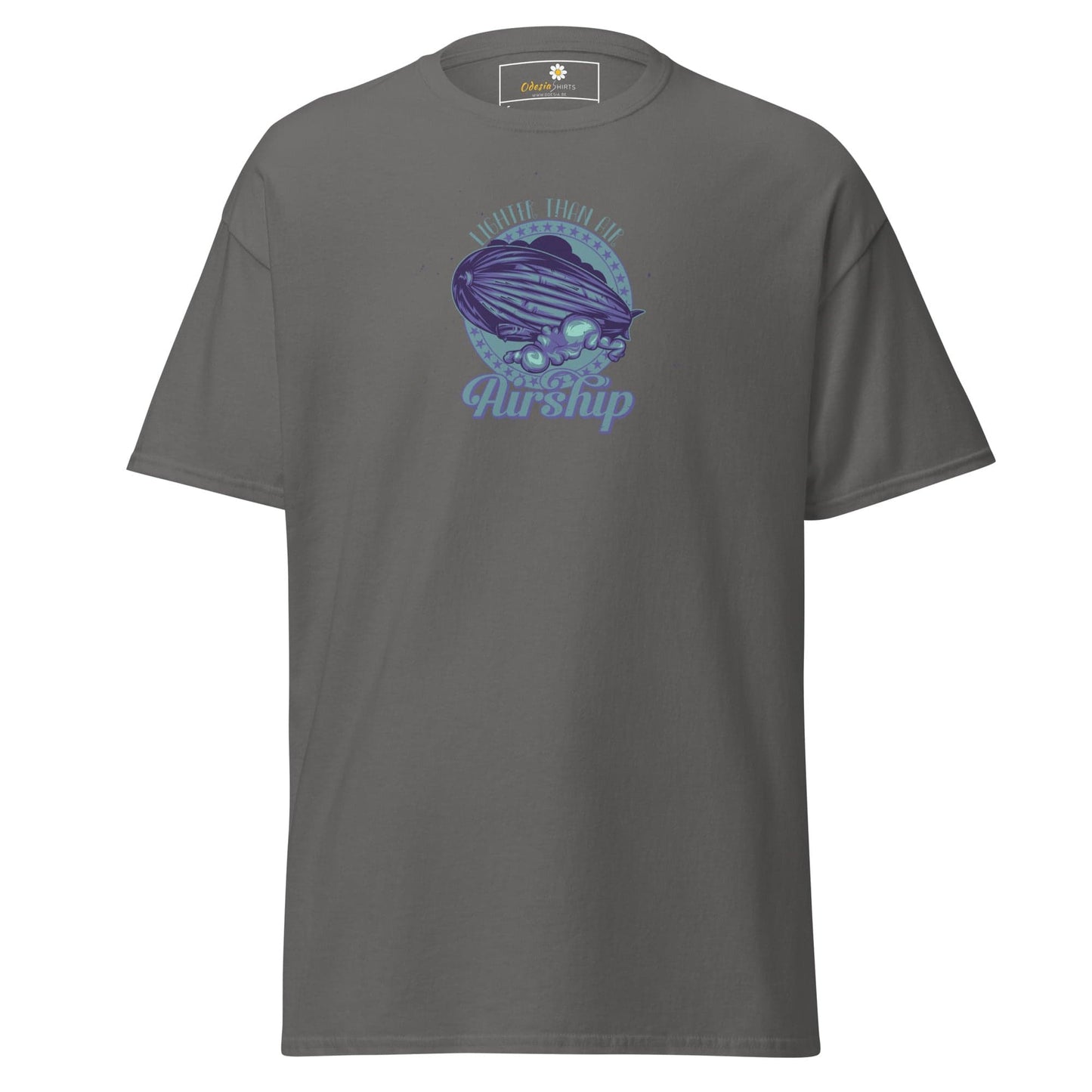 Unisex classic t-shirt - MISC AIRSHIP - REGULAR - Charcoal / S