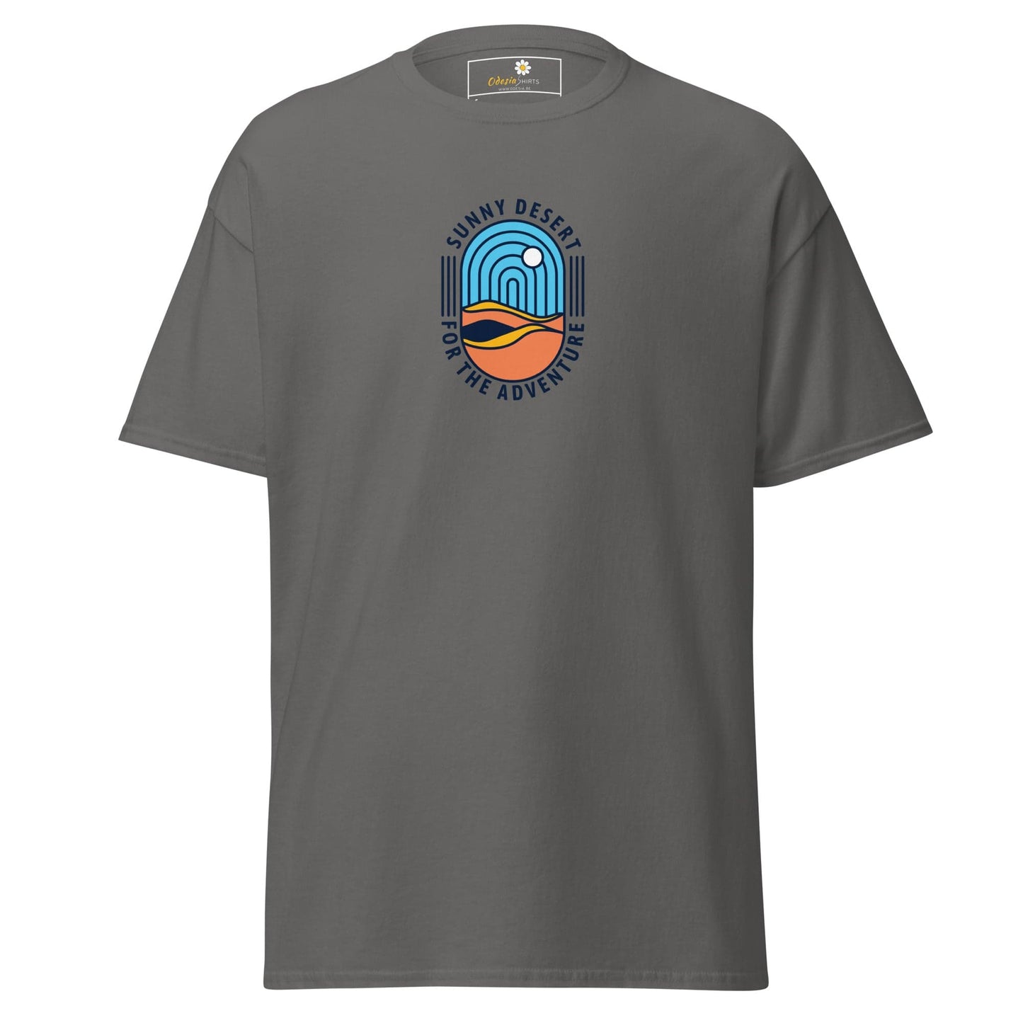 Unisex classic tee - SUMMER SUNNY DESERT - REGULAR - Charcoal / S