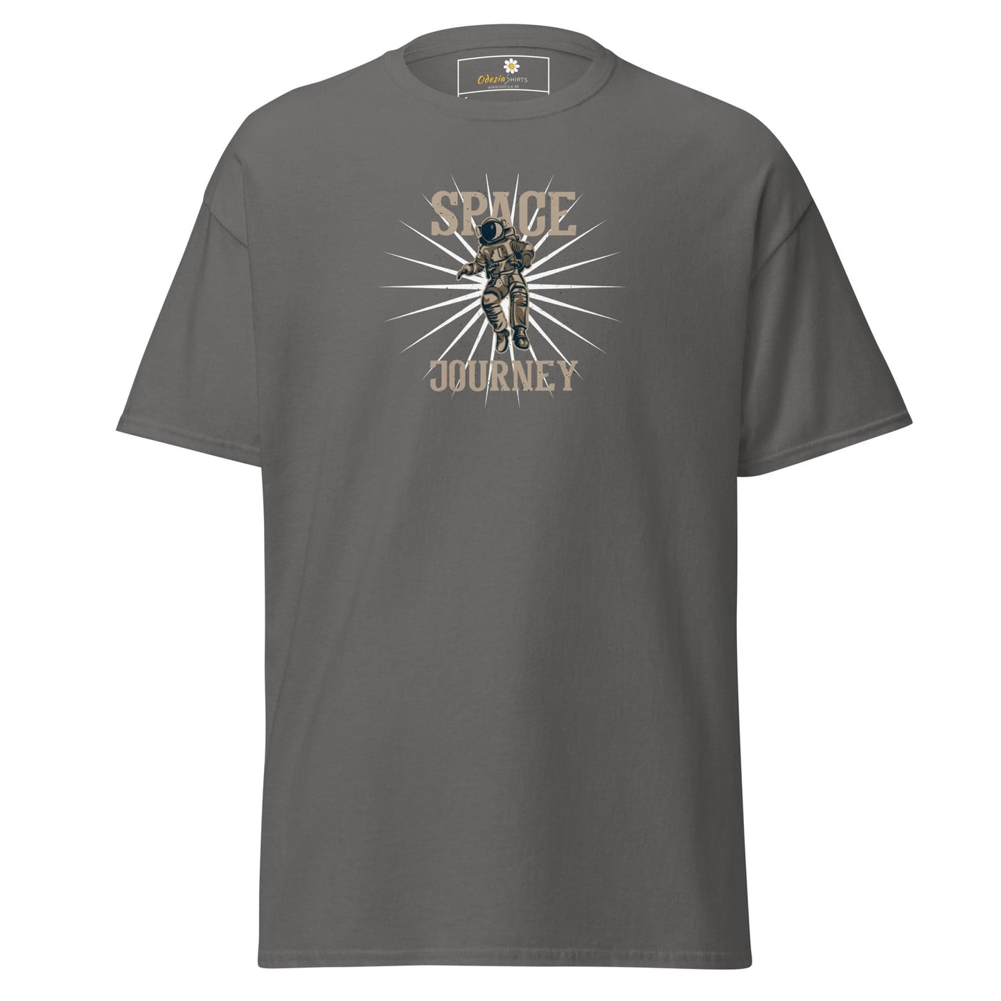 Unisex classic tee - ASTRONAUT SPACE JOURNEY - REGULAR - Charcoal / S