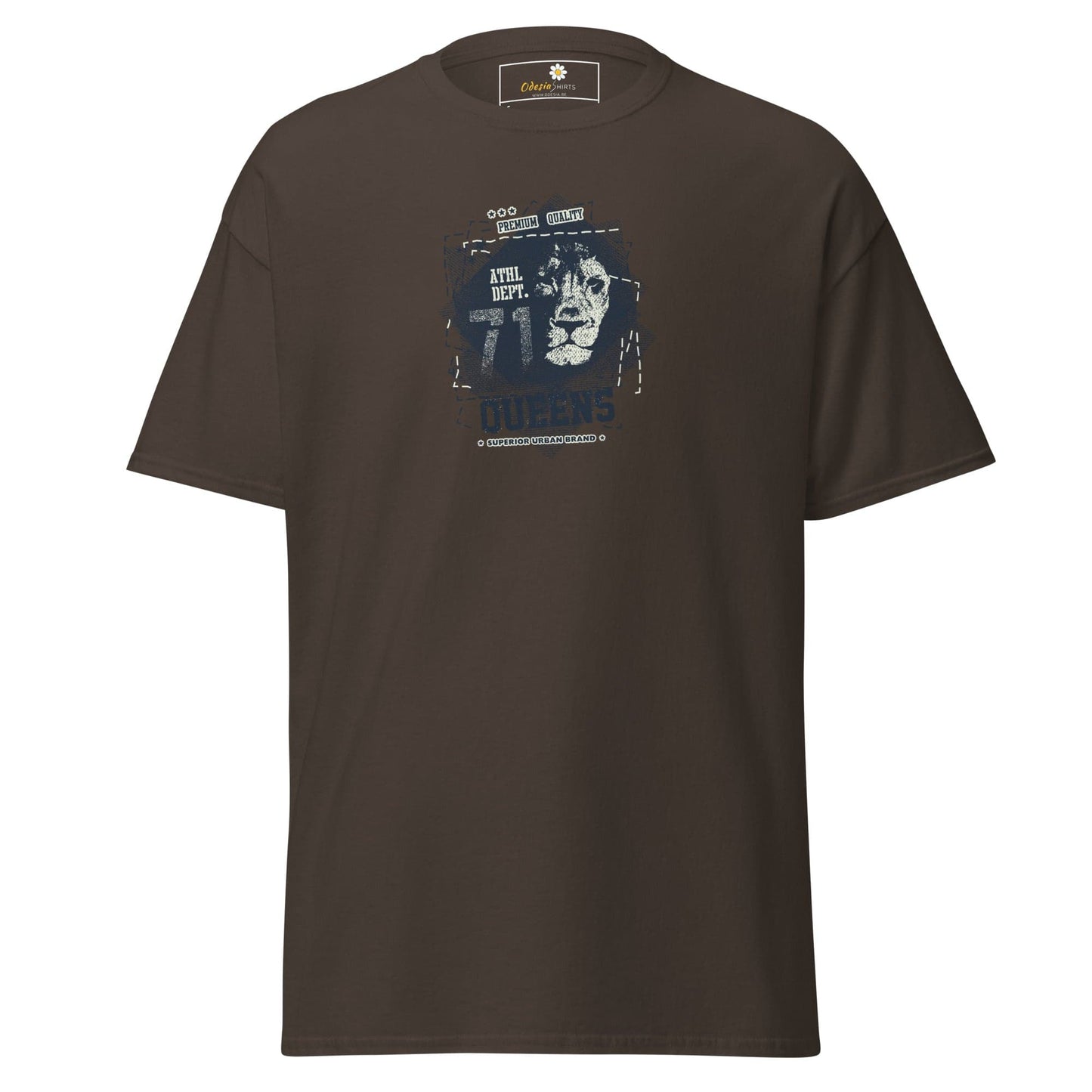 Unisex classic tee - URBAN WILD LIFE 71 QUEENS - REGULAR - Dark Chocolate / S