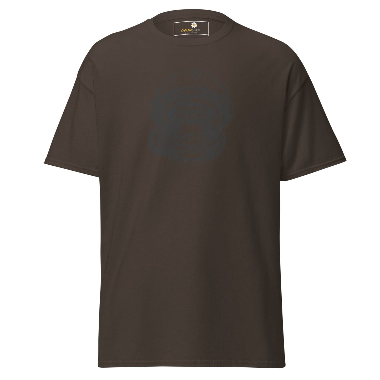 Unisex classic tee - WILD LIFE ASTRONAUT CHIMP - REGULAR - Dark Chocolate / S