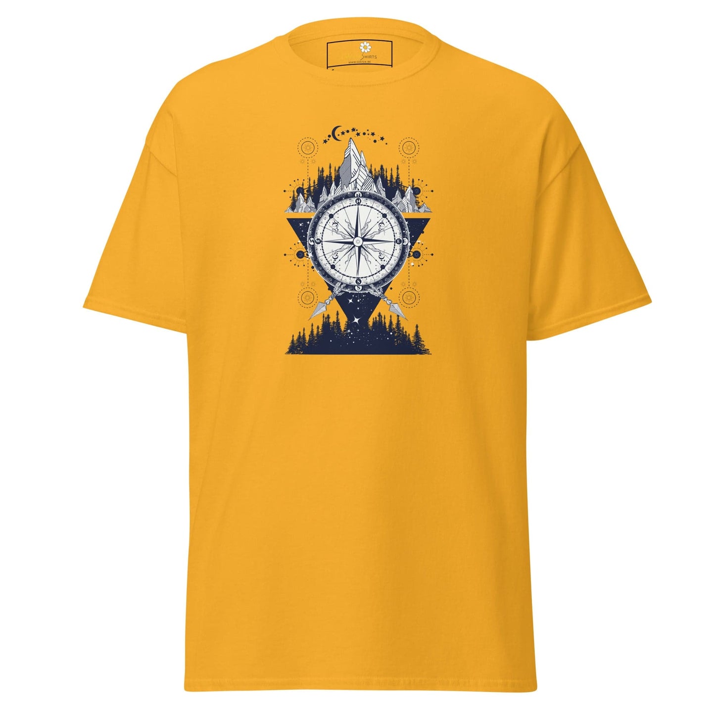 Unisex classic t-shirt - MYSTIC DIRECTIONS - REGULAR - Gold / S