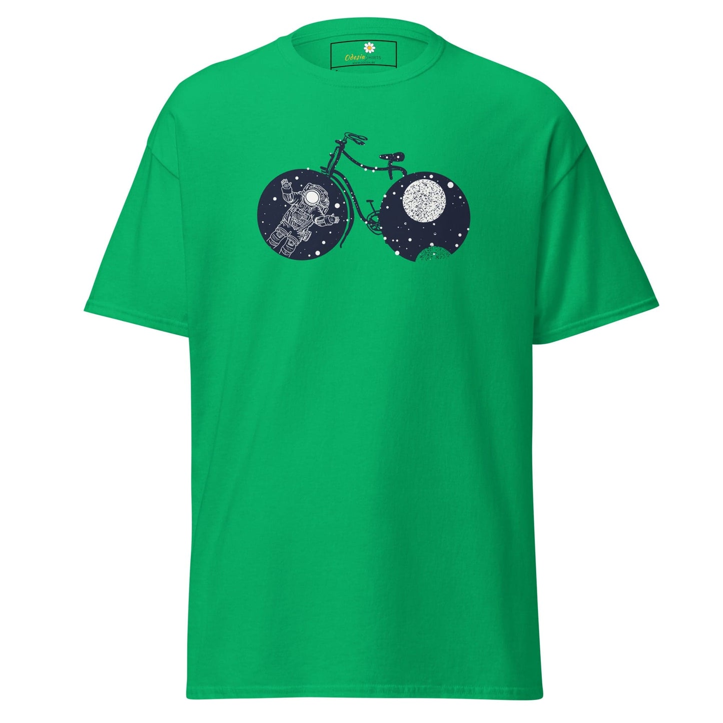 Unisex classic t-shirt - ASTRONAUT BIKE - REGULAR - Irish Green / S