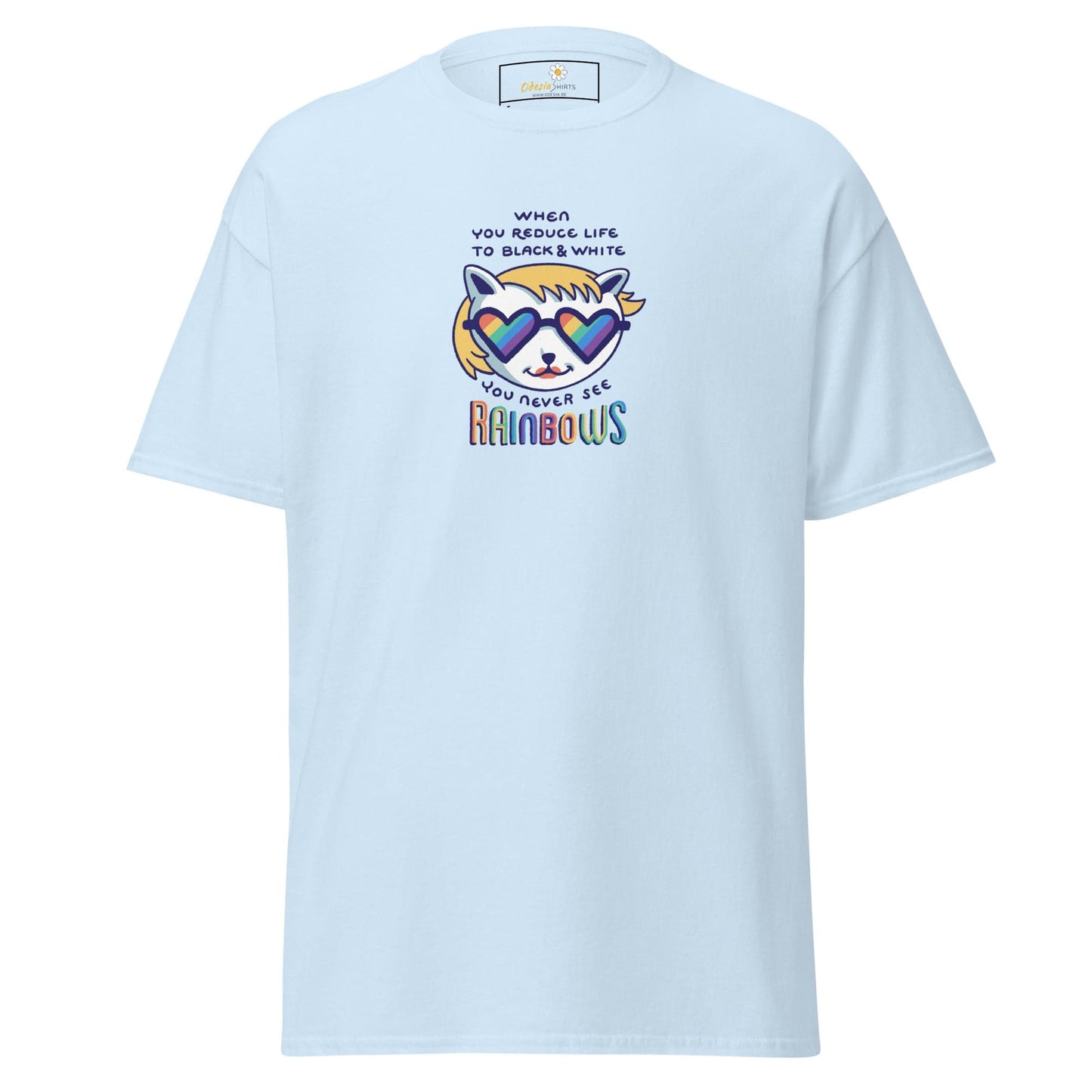 Unisex classic tee - COMMUNITY MISC SEE RAINBOWS - REGULAR - Light Blue / S