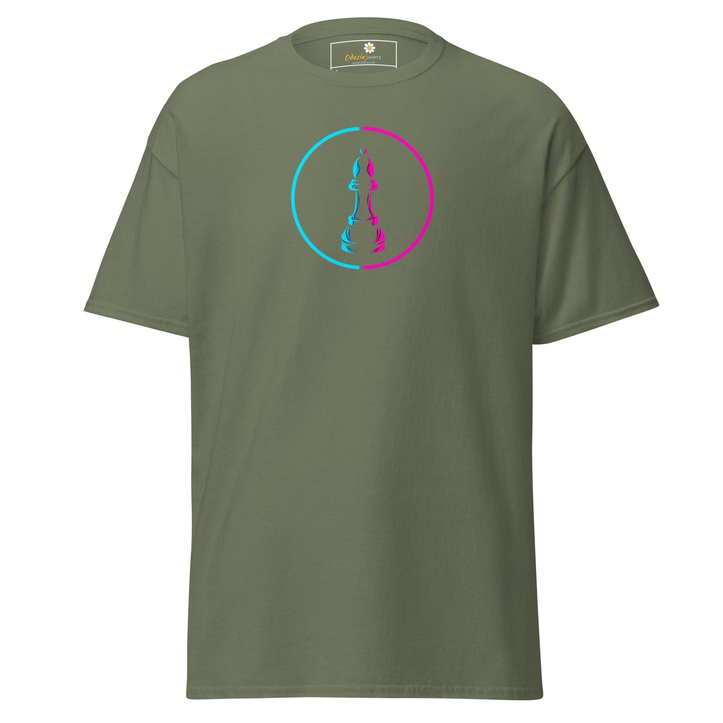 Unisex classic tee - MISC CHESS - REGULAR - Military Green / S