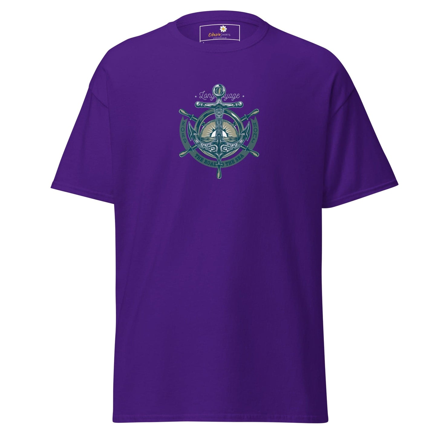 Unisex classic tee - MISC THE ROAR THE SEA - REGULAR - Purple / S