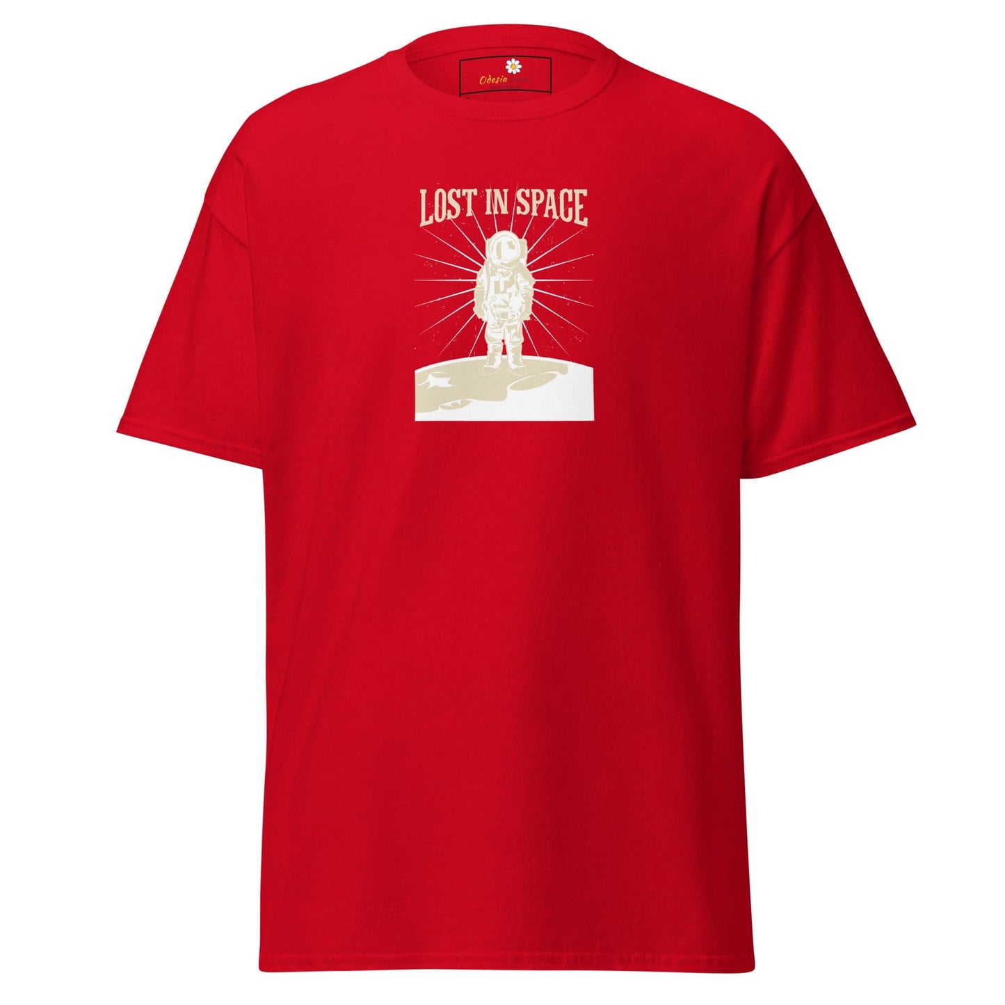 Unisex classic tee - ASTRONAUT LOST IN SPACE - REGULAR - Red / S