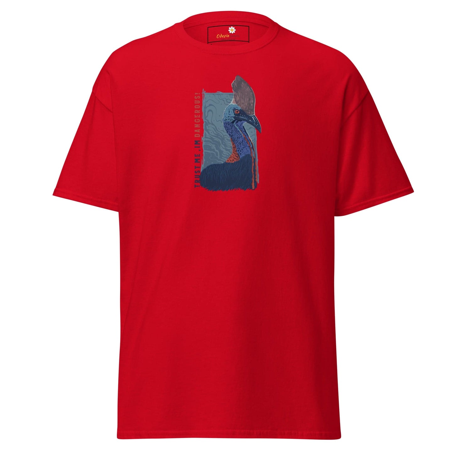 Unisex classic t-shirt - WILD LIFE DANGEROUS - REGULAR - Red / S