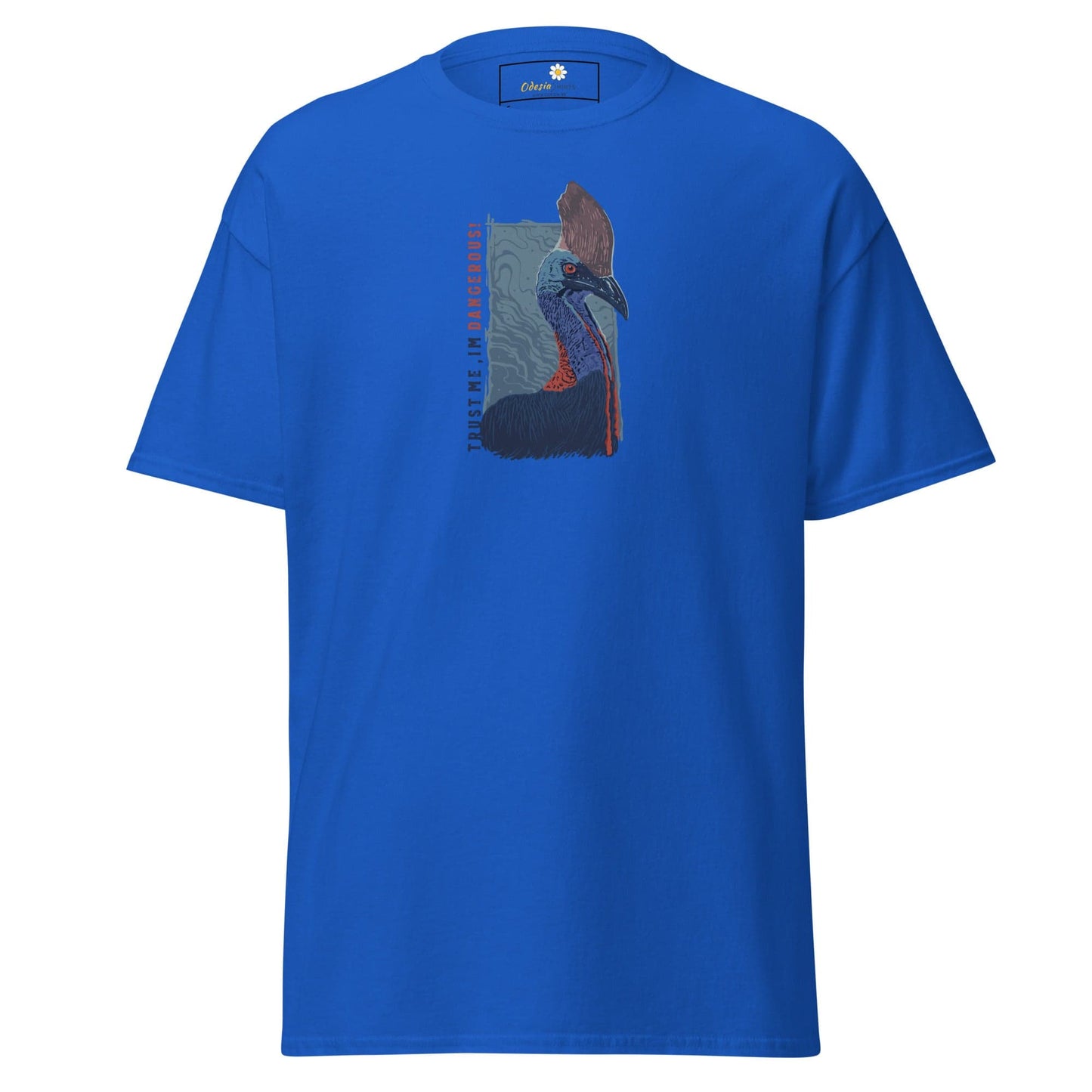 Unisex classic t-shirt - WILD LIFE DANGEROUS - REGULAR - Royal / S