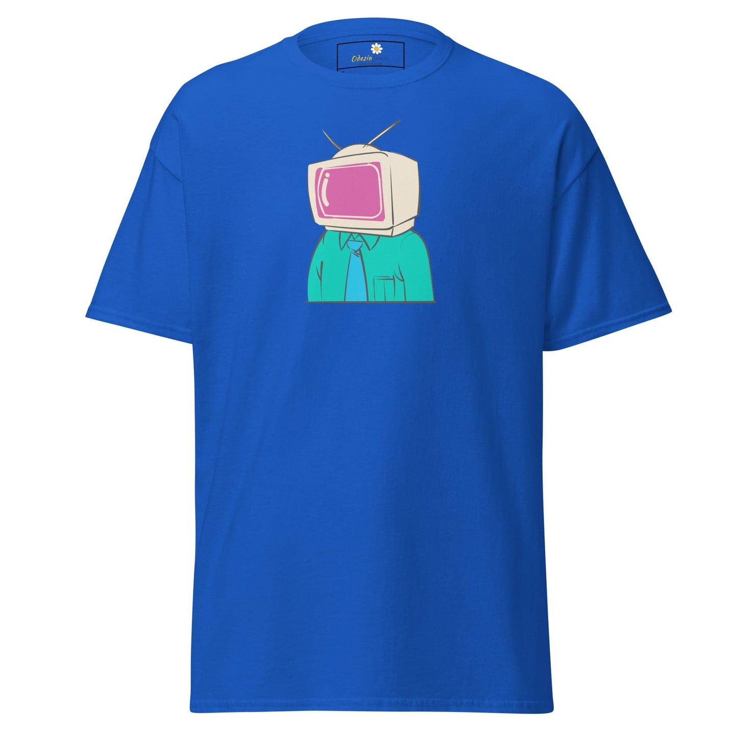Unisex classic t-shirt - FANTASY TELEVISION HEAD - REGULAR - Royal / S