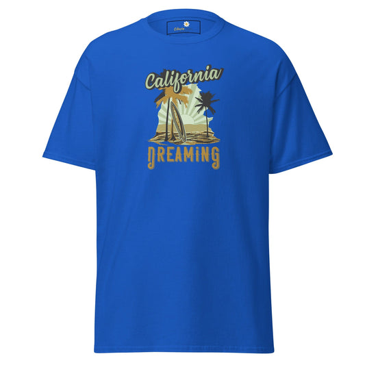 Unisex classic t-shirt - SUMMER CALIFORNIA DREAM - REGULAR - Royal / S