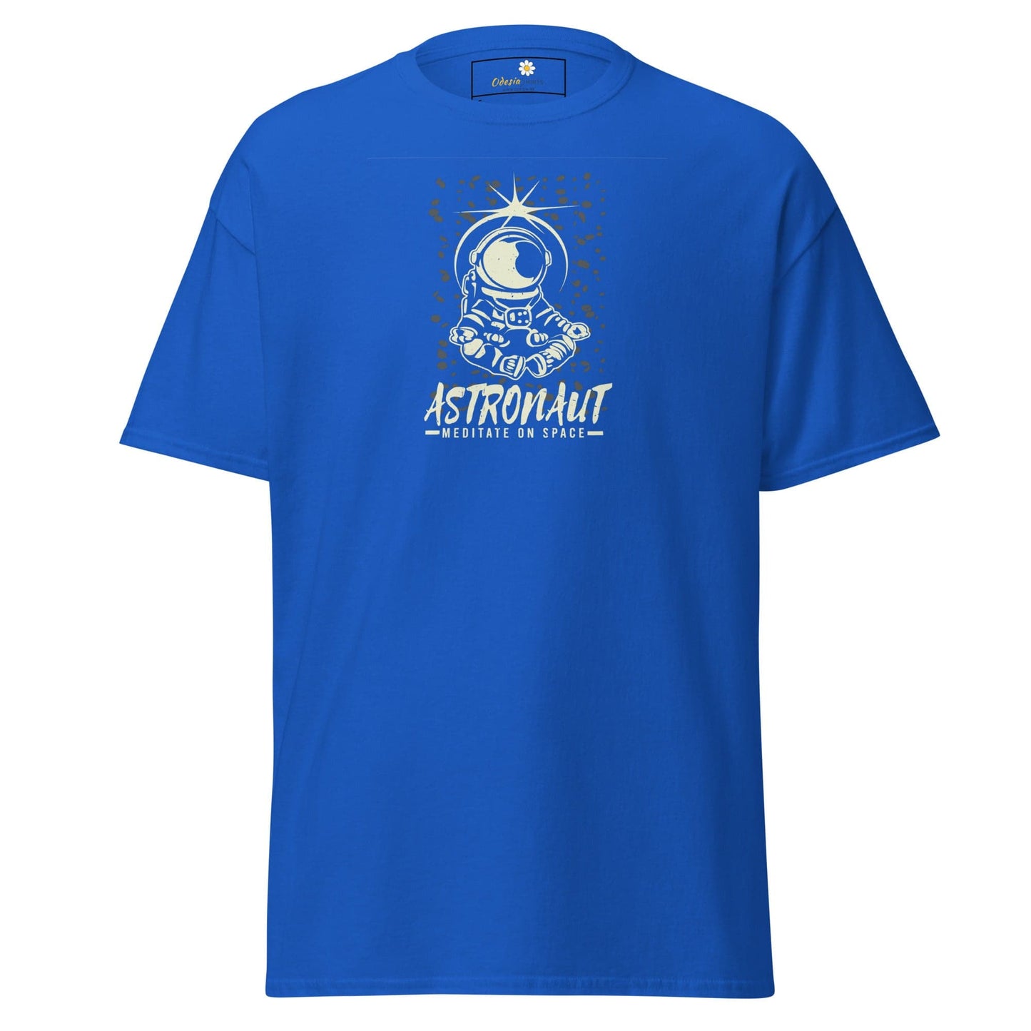 Unisex classic t-shirt - ASTRONAUT MEDITATION SPACE - REGULAR - Royal / S