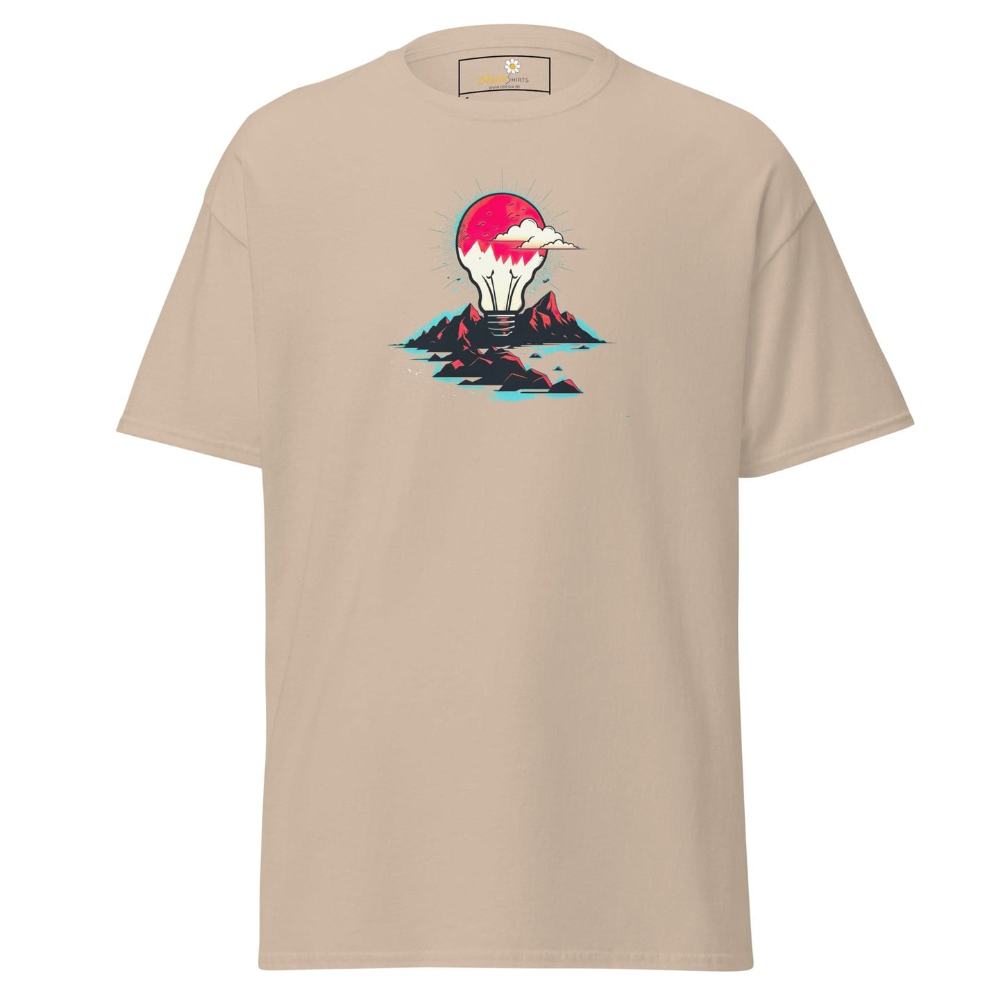 Unisex classic tee - MISC LIGHTBULB MOUNTAIN - REGULAR - Sand / S