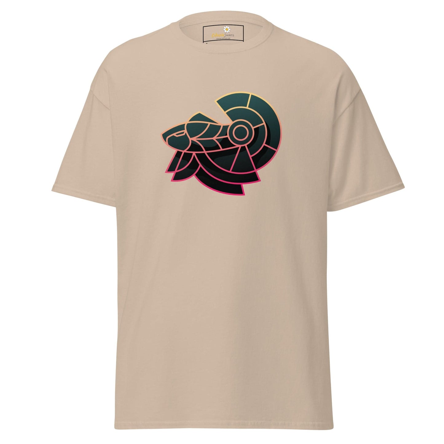 Unisex classic tee - ABSTRACT HERMIT - REGULAR - Sand / S