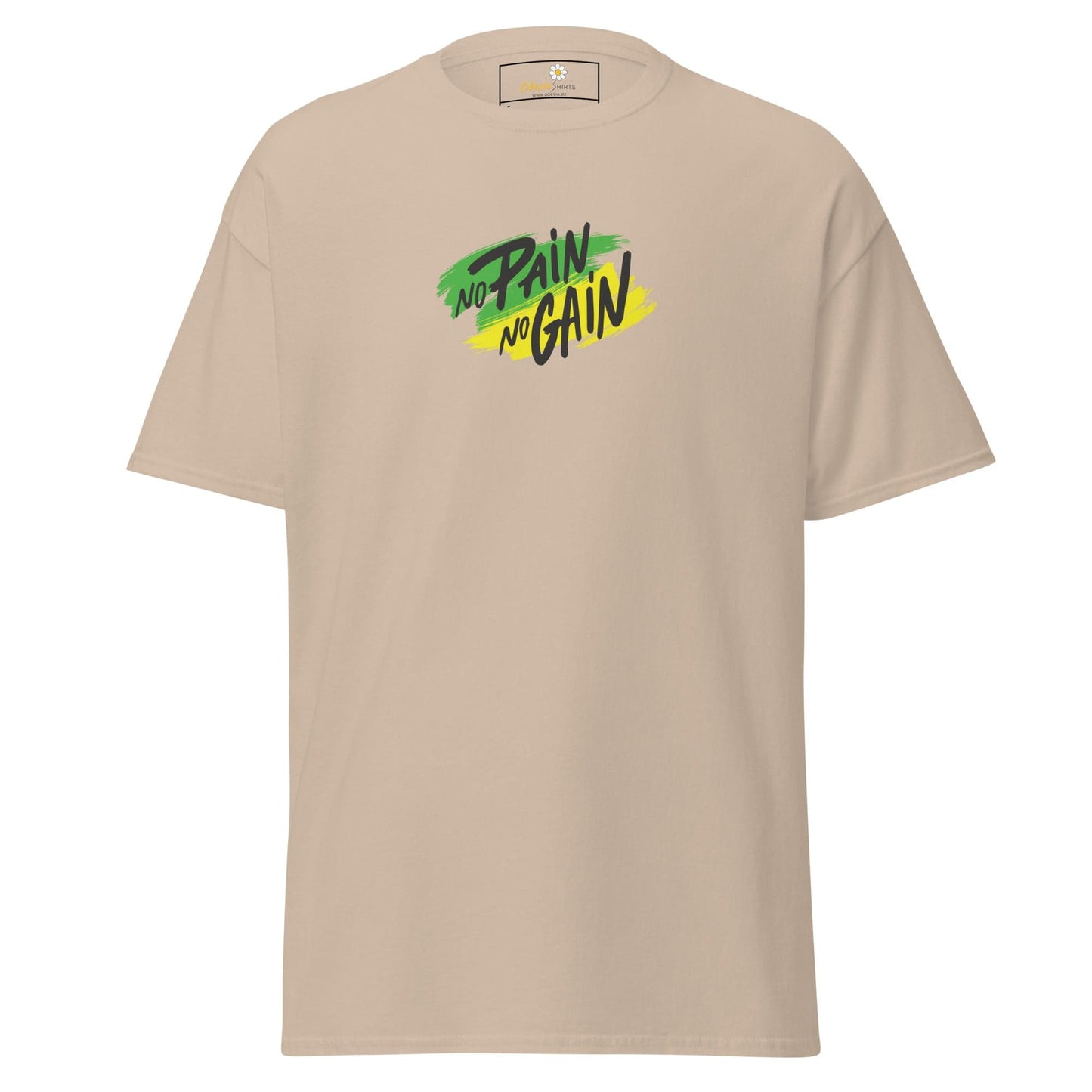 Unisex classic tee - SPORT NO PAIN NO GAIN - REGULAR - Sand / S