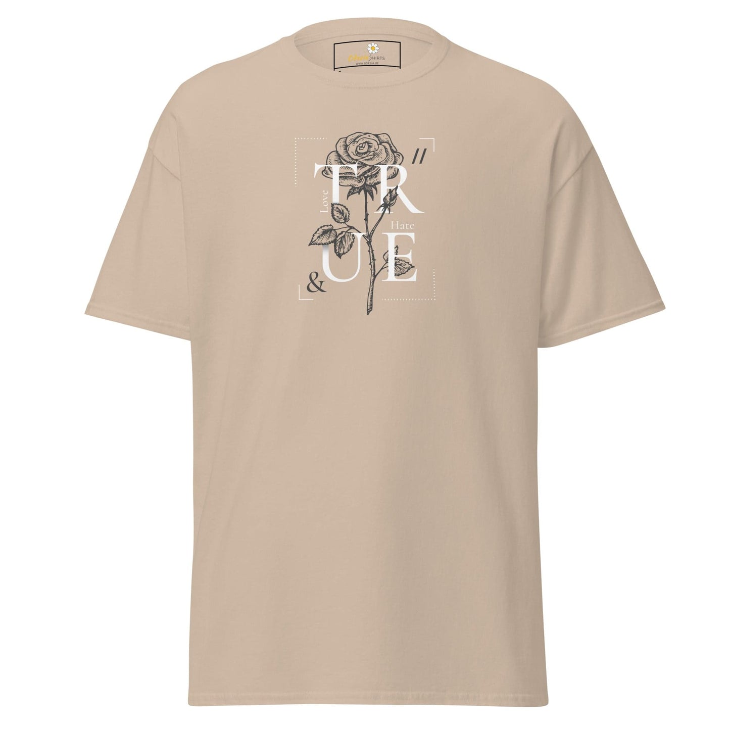Unisex classic t-shirt - MISC TRUE ROSE - REGULAR - Sand / S