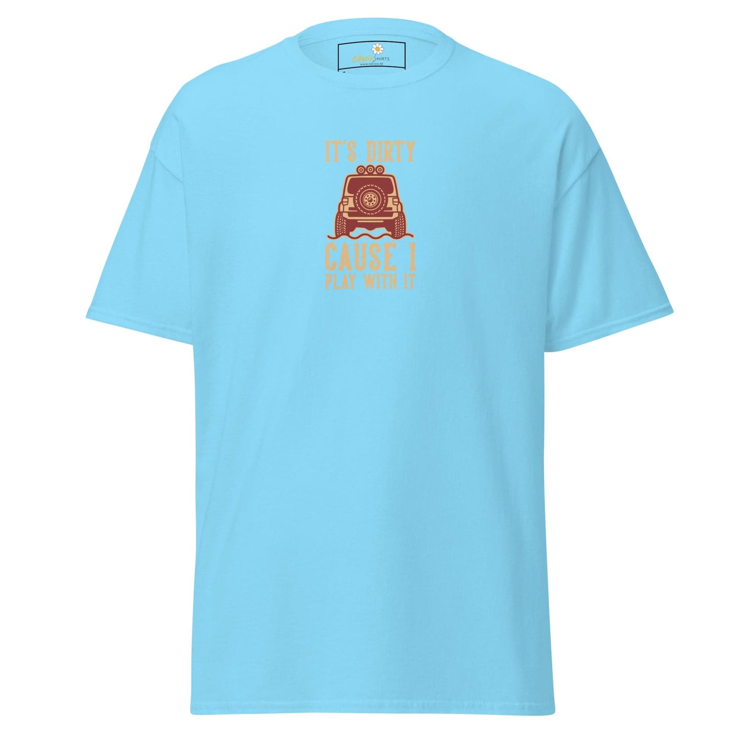 Unisex classic tee - MISC DIRTY CAUSE I PLAY - REGULAR - Sky / S