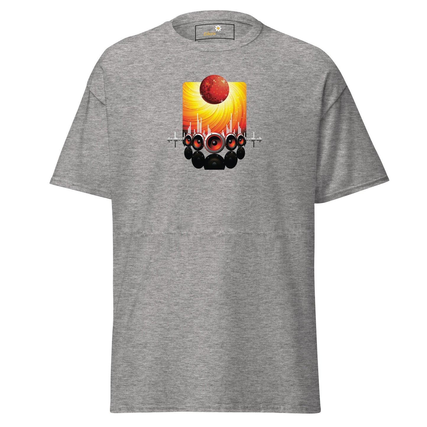 Unisex classic tee - MUSIC SPEAKERS - REGULAR - Sport Grey / S
