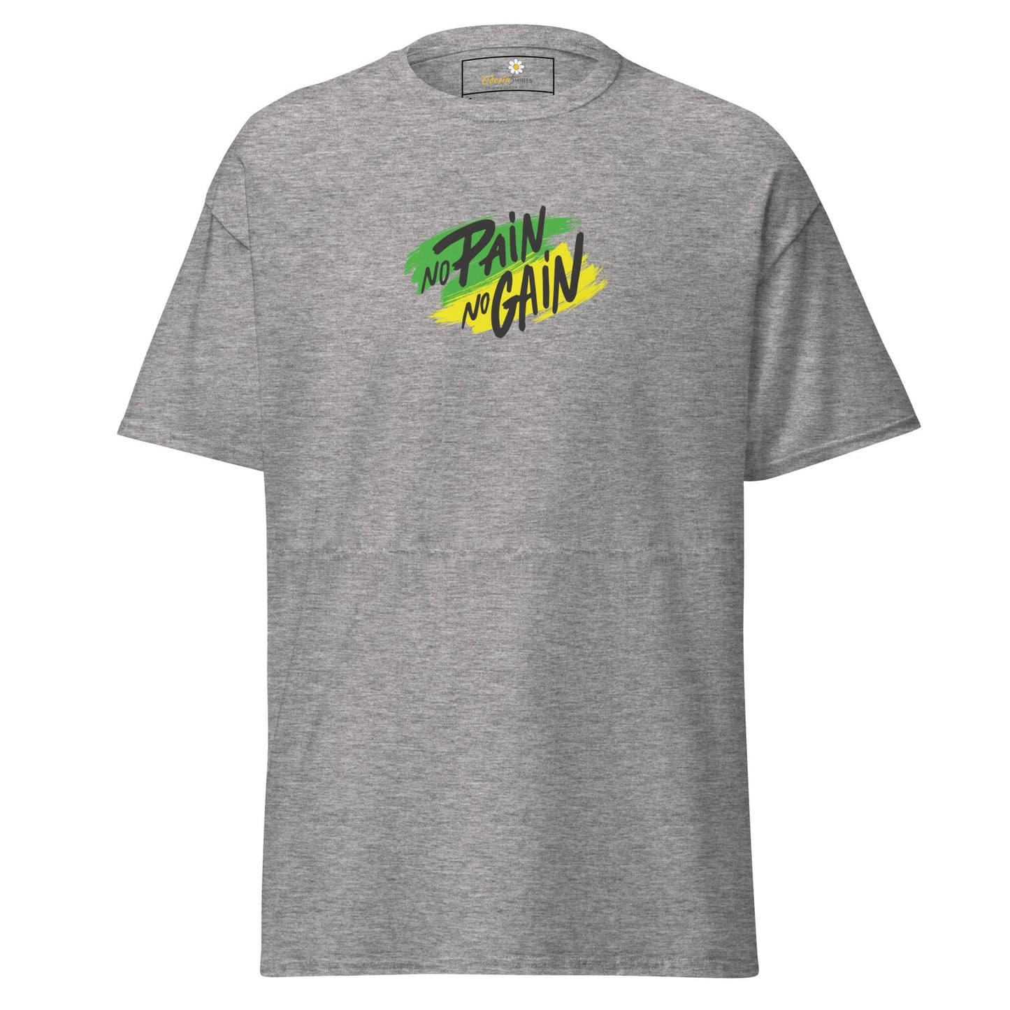 Unisex classic tee - SPORT NO PAIN NO GAIN - REGULAR - Sport Grey / S