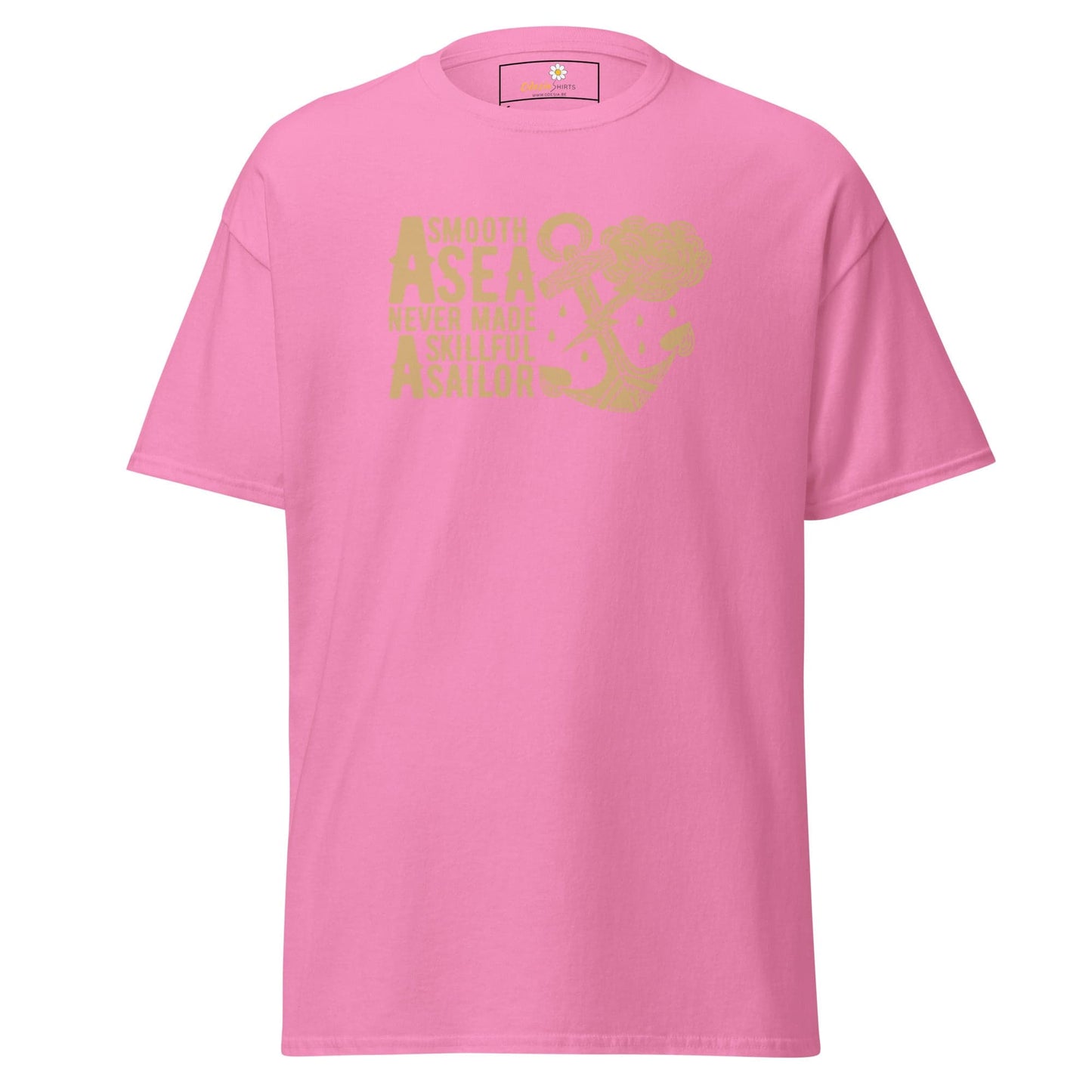 Unisex classic t-shirt - SEALIFE SMOOTH SEA MADE SAILOR - REGULAR - Azalea / S